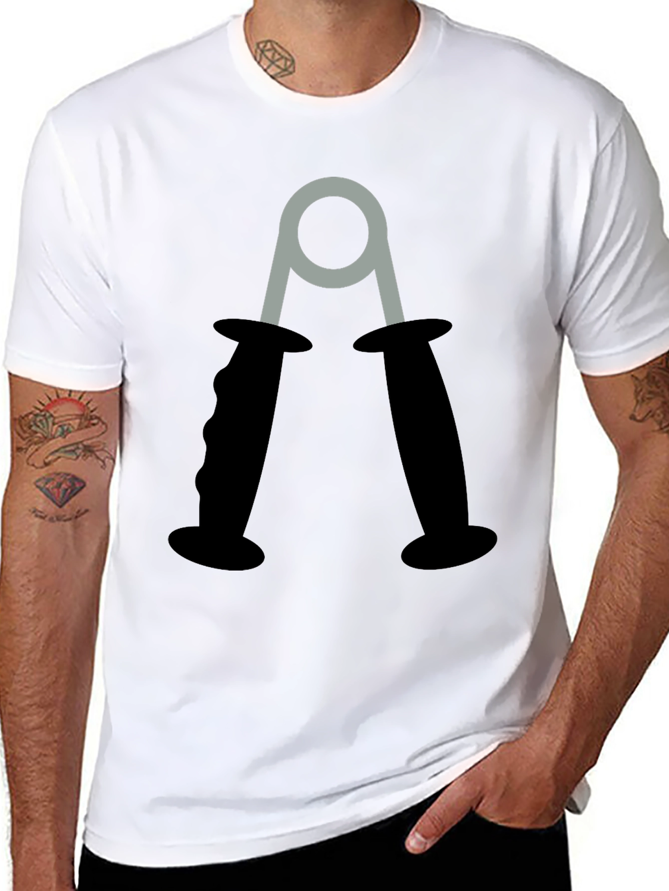 Funny Gripper T-Shirt - Train Hard Grip Strong!