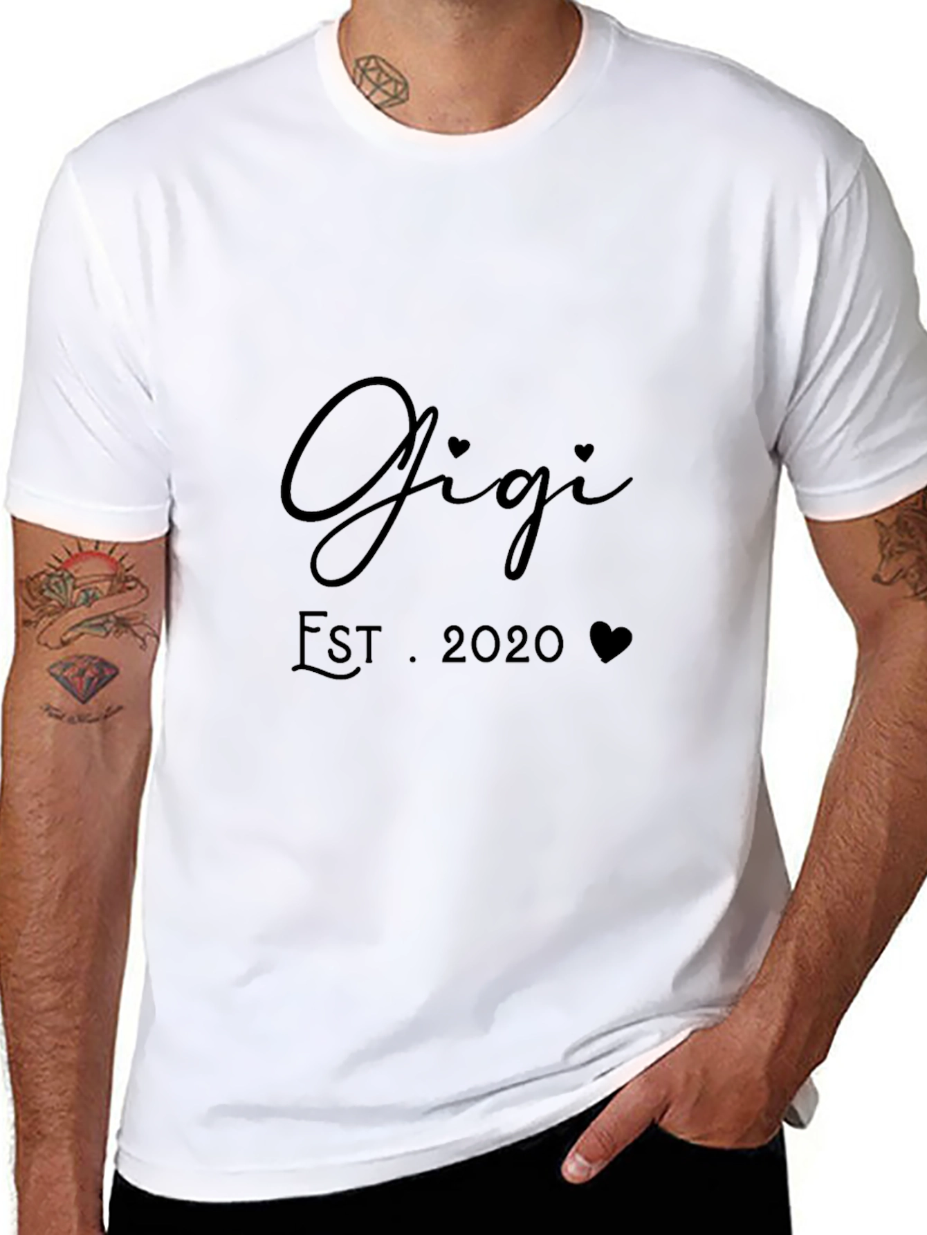 Gigi Est. 2020 Heart Graphic Tee - Unisex