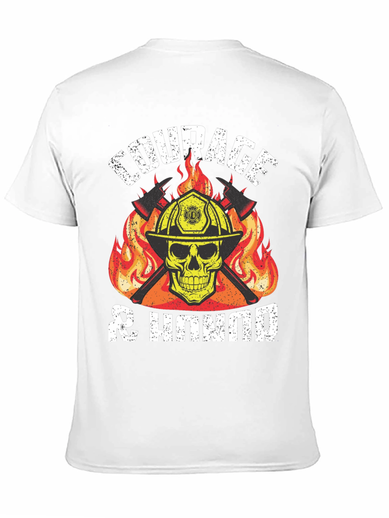 Courage & Honor Firefighter Graphic T-Shirt