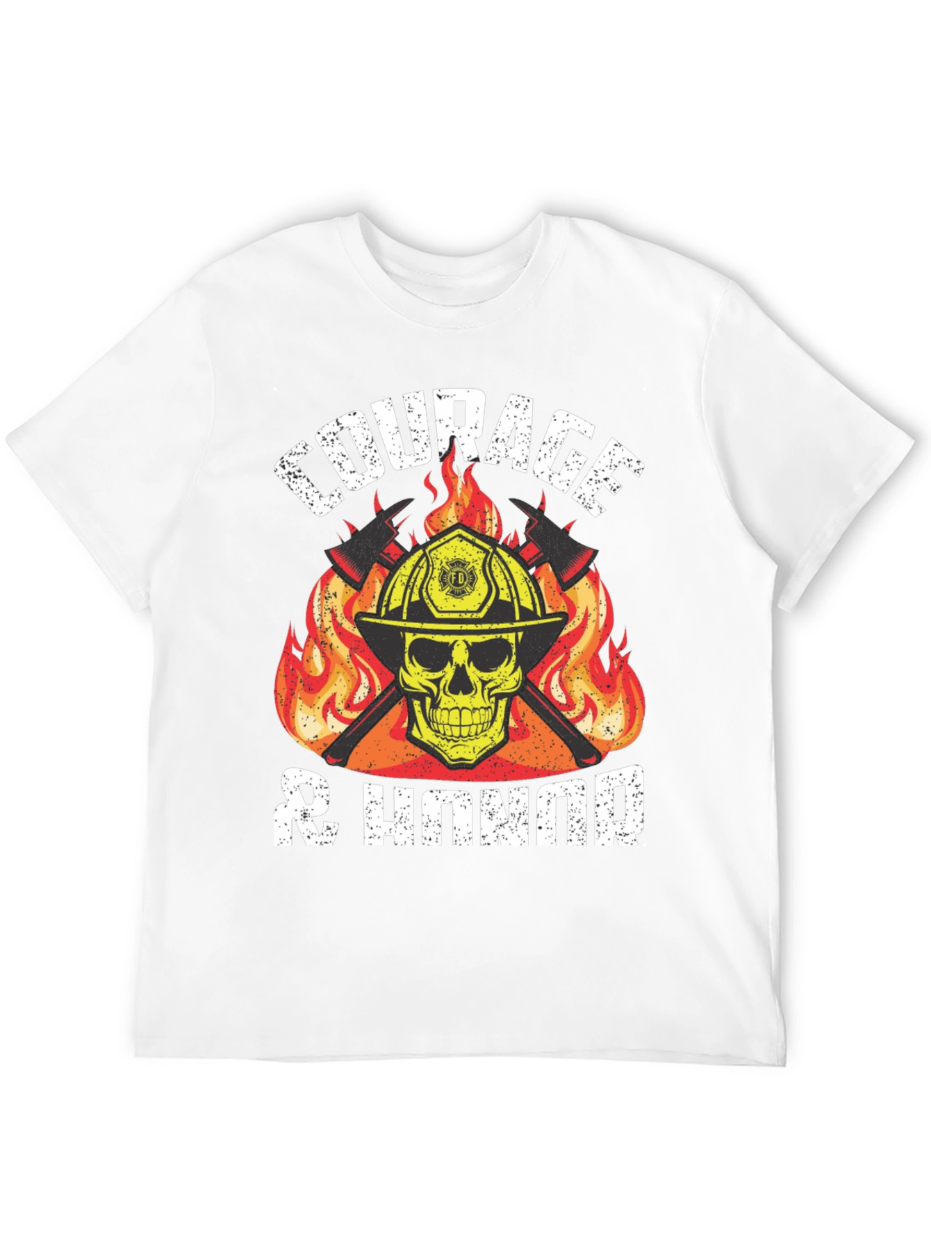 Courage & Honor Firefighter Graphic T-Shirt