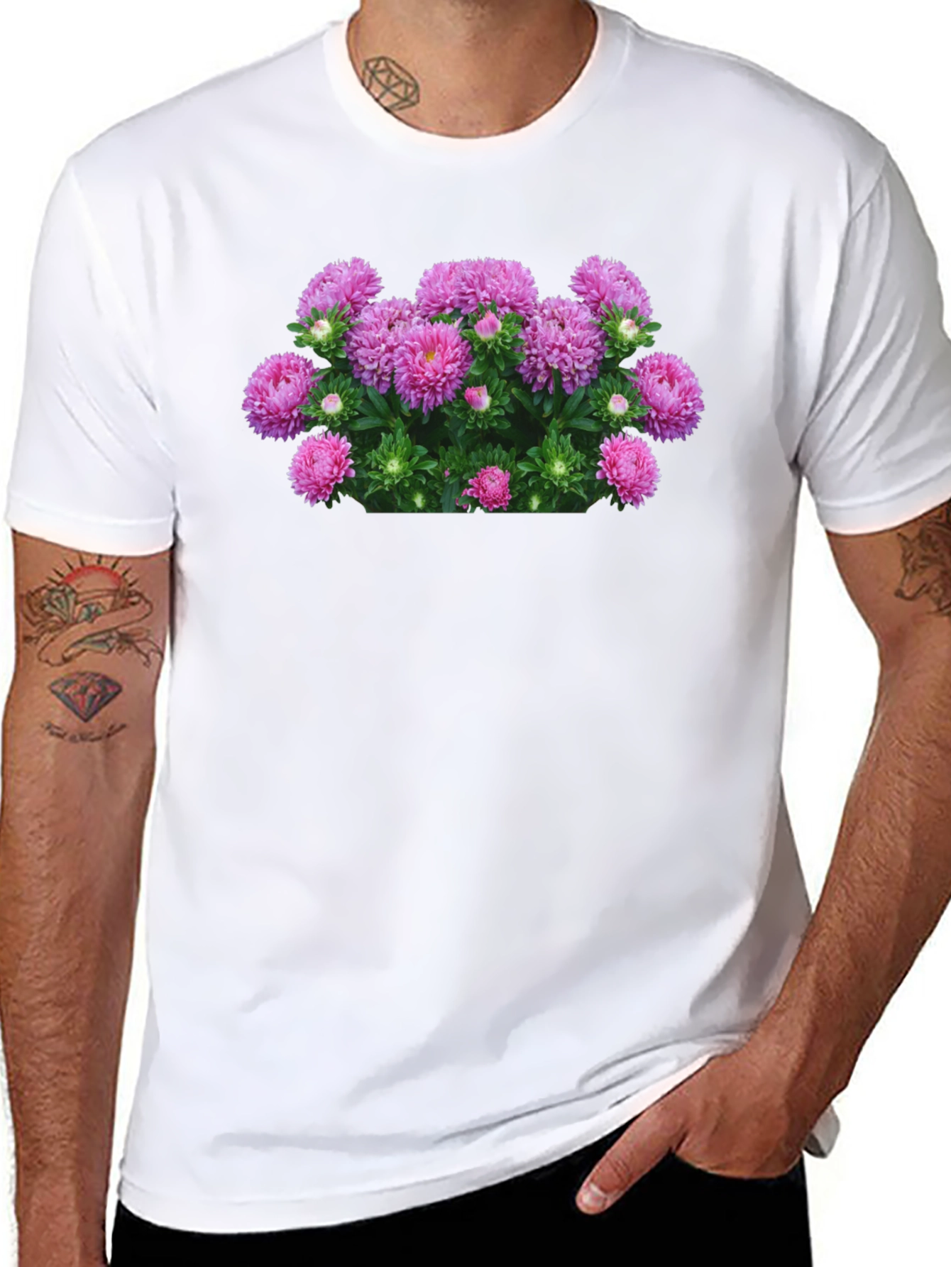 Floral Graphic Tee - Stylish and Comfortable