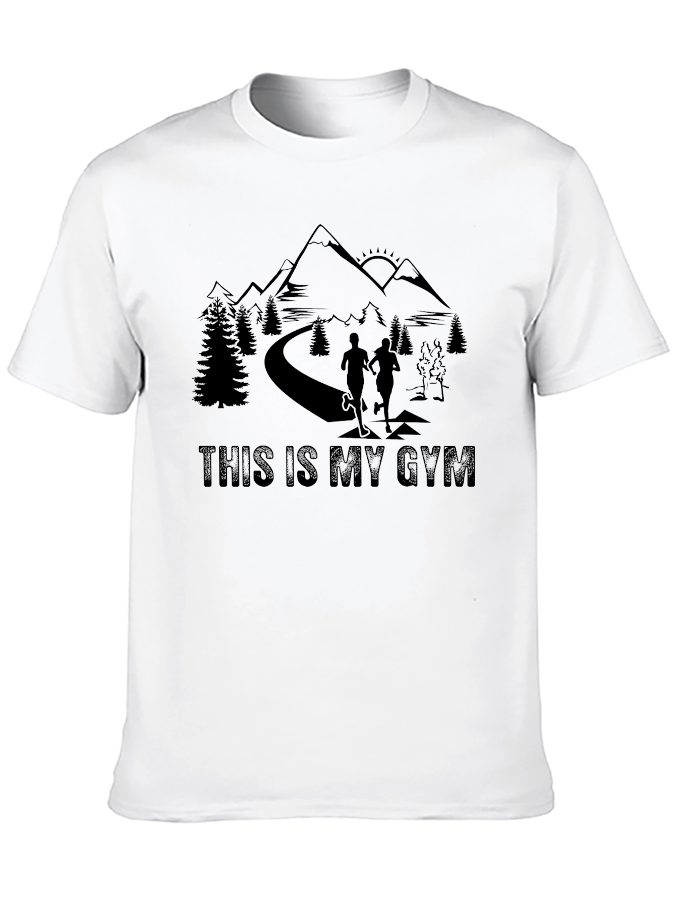 This is My Gym Mountain Trail Running T-Shirt