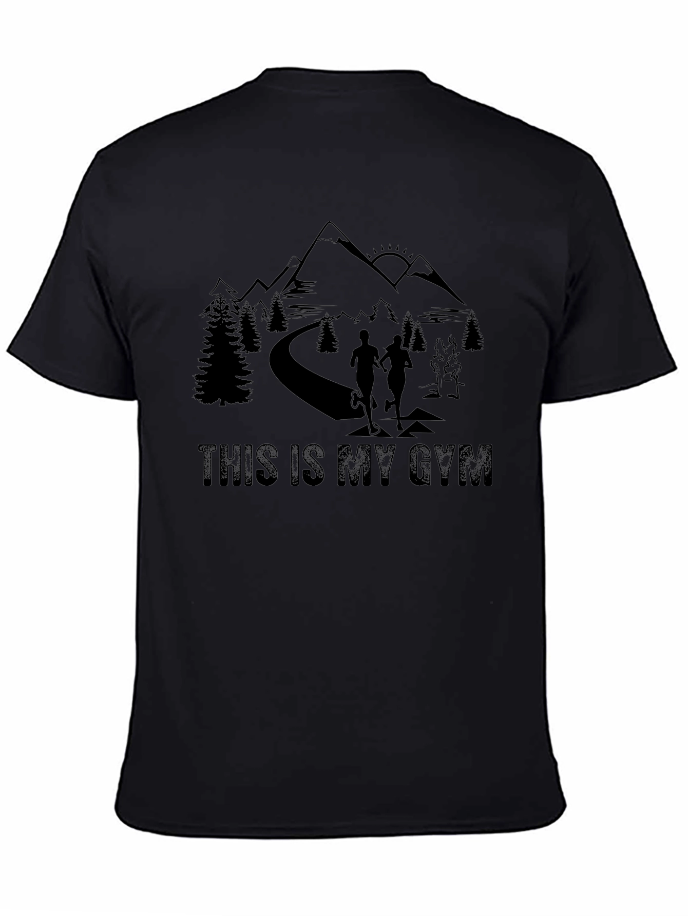 This is My Gym Mountain Trail Running T-Shirt