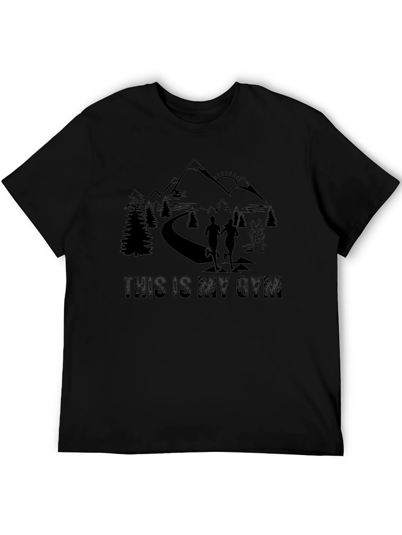 This is My Gym Mountain Trail Running T-Shirt