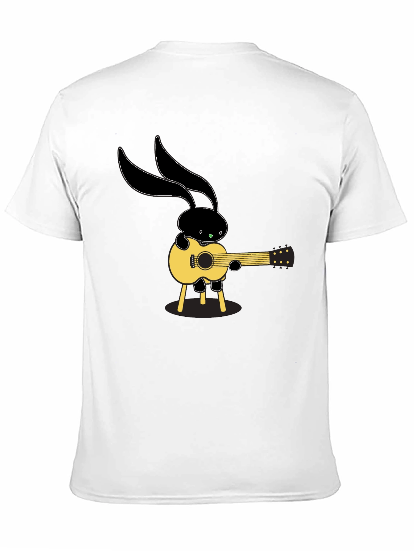 Black Bunny Guitarist T-Shirt