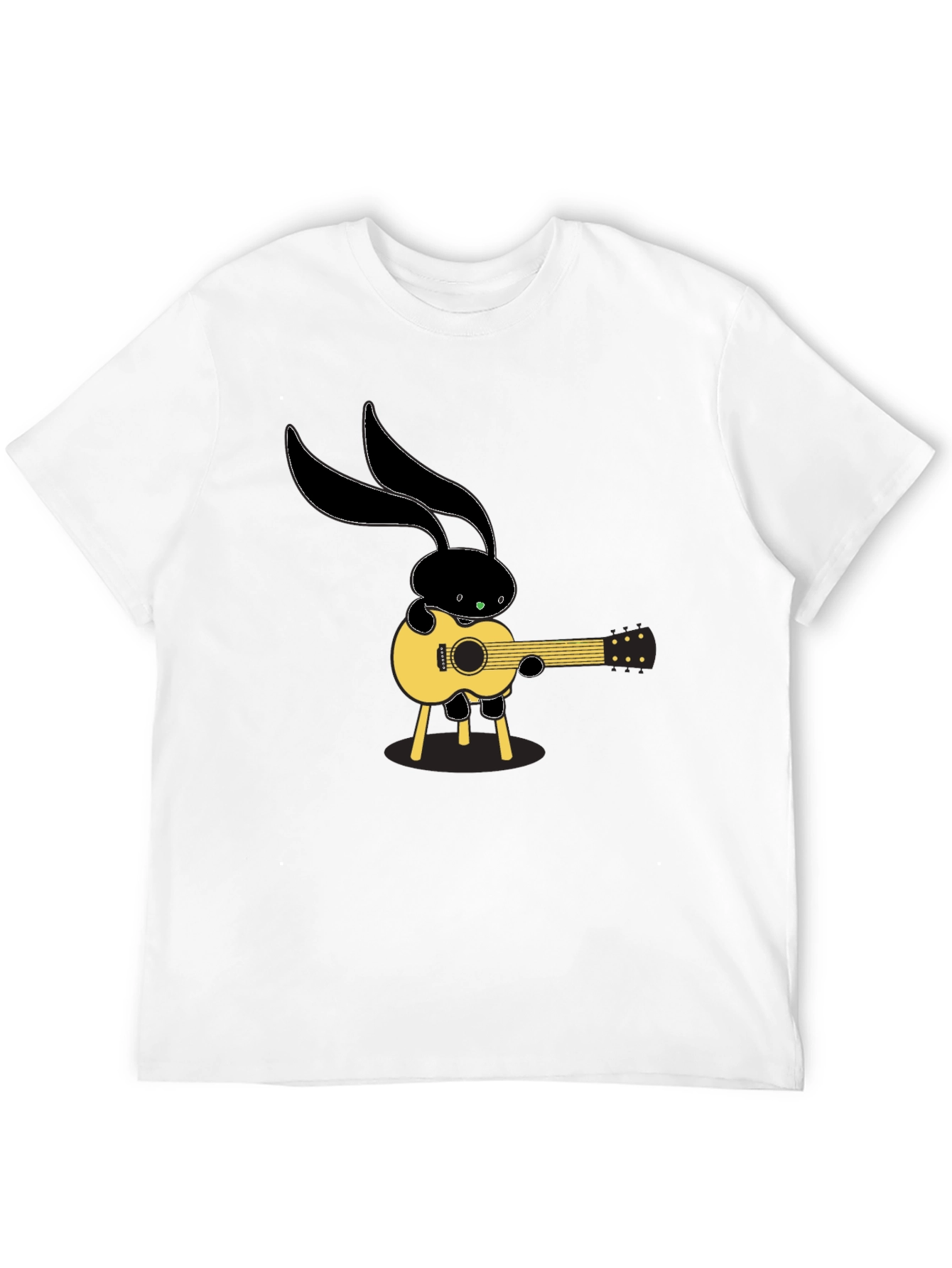 Black Bunny Guitarist T-Shirt