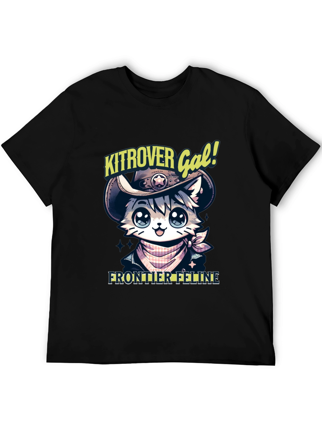 Kitrover Gal Frontier Feline T-Shirt