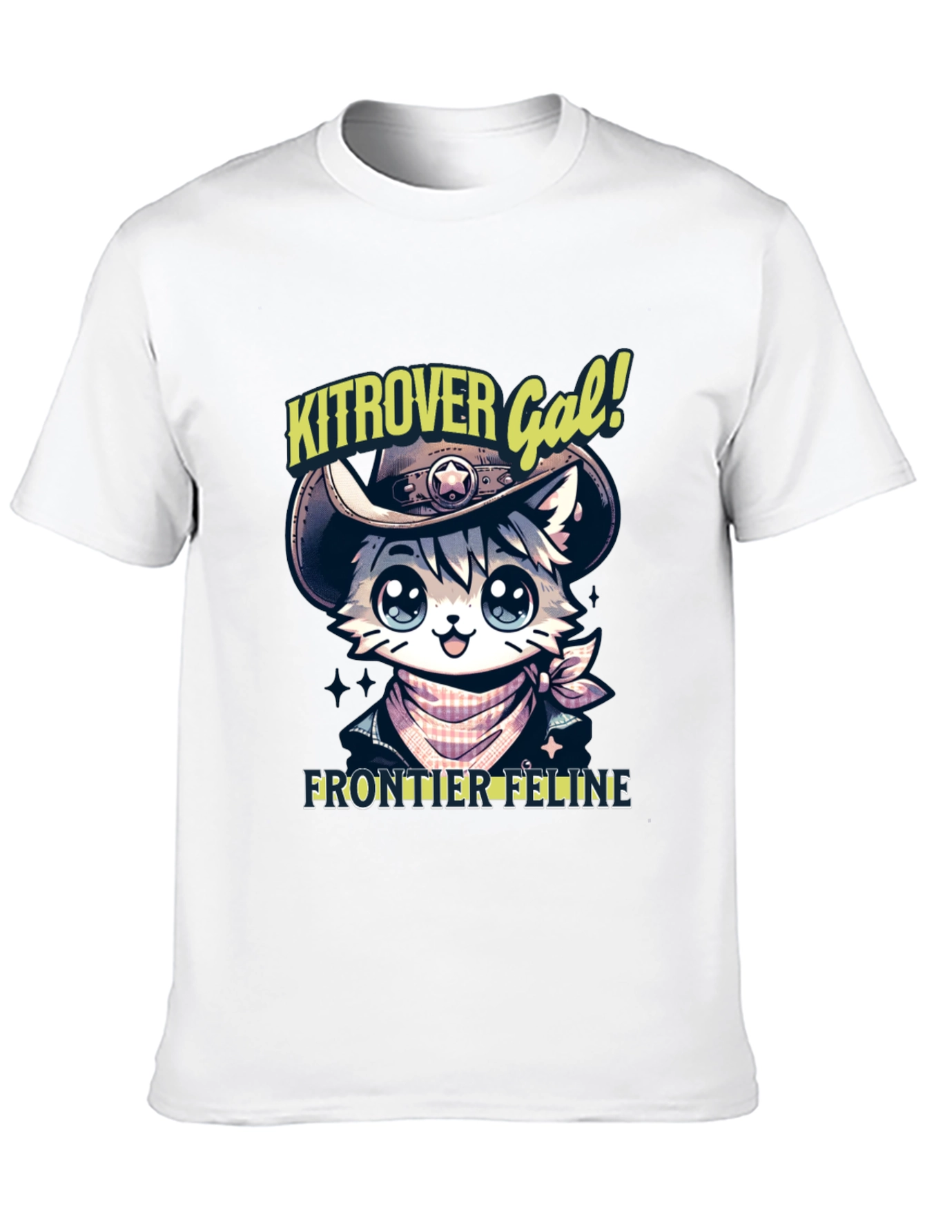 Kitrover Gal Frontier Feline T-Shirt