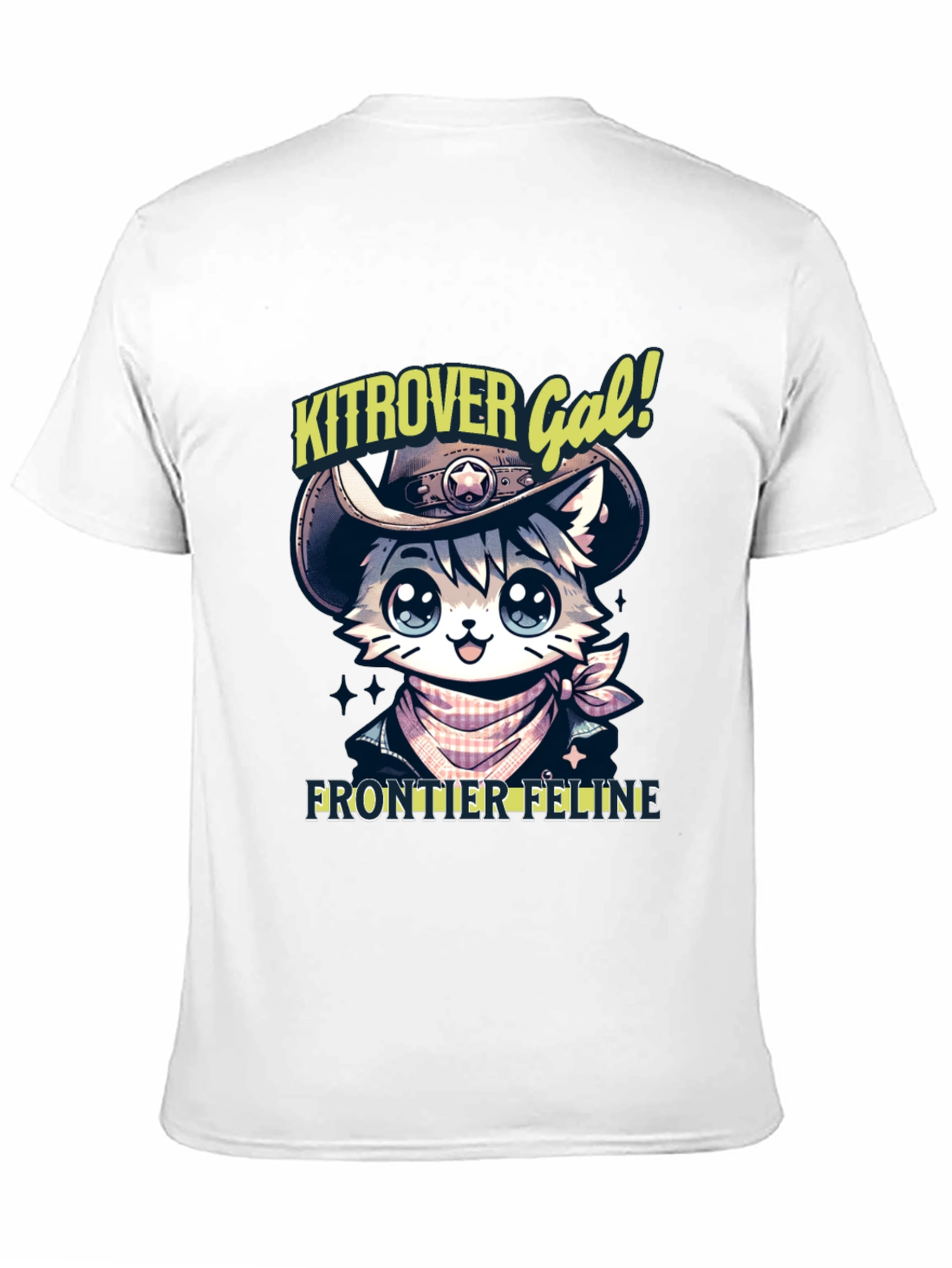 Kitrover Gal Frontier Feline T-Shirt