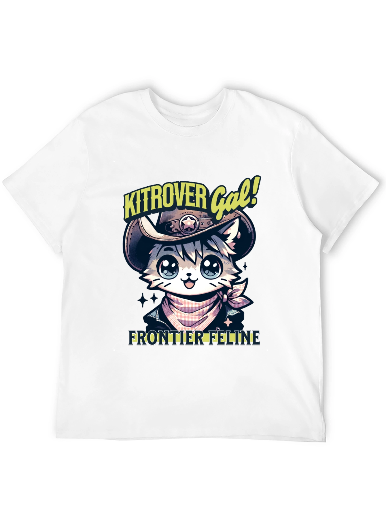 Kitrover Gal Frontier Feline T-Shirt