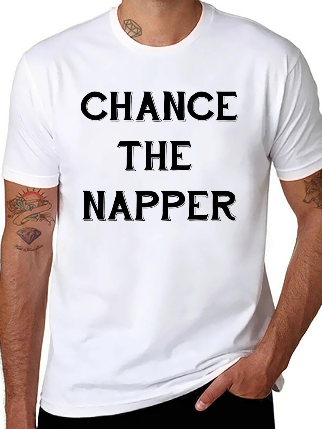 Chance the Napper Graphic Tee - Black