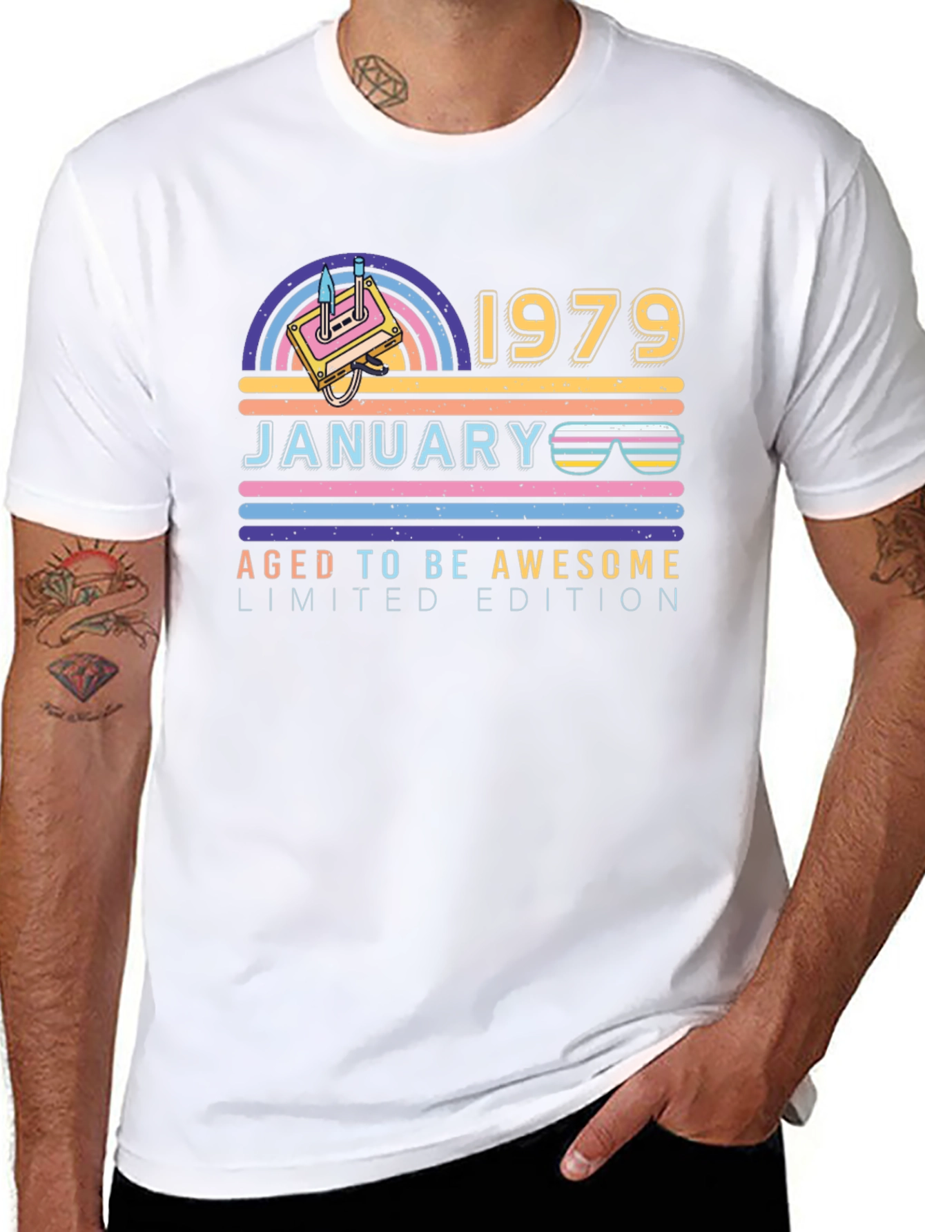 Aged to Be Awesome 1979 January Limited Edition T-Shirt