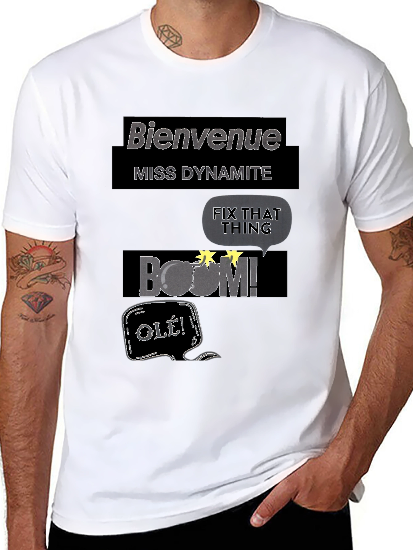 Bienvenue Miss Dynamite Graphic Tee