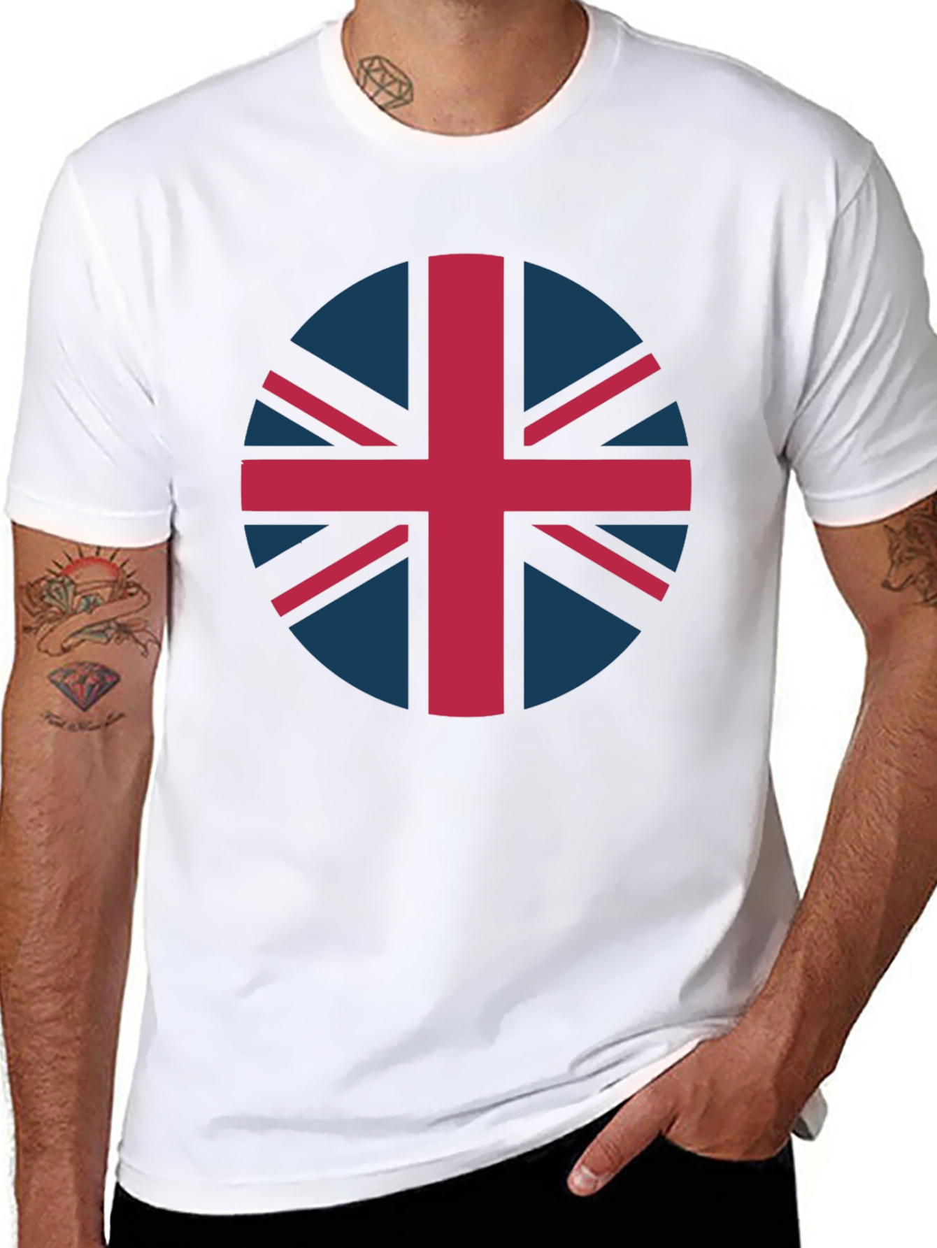 Union Jack Graphic Tee - Retro UK Flag