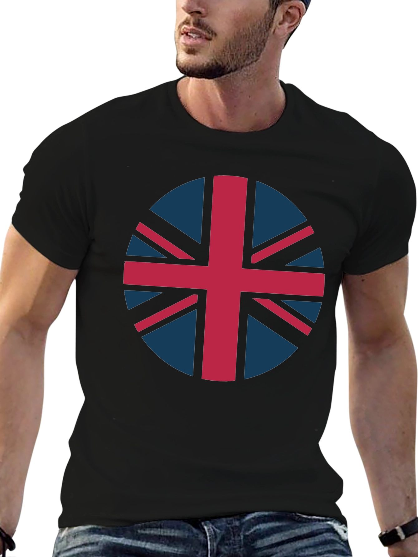 Union Jack Graphic Tee - Retro UK Flag