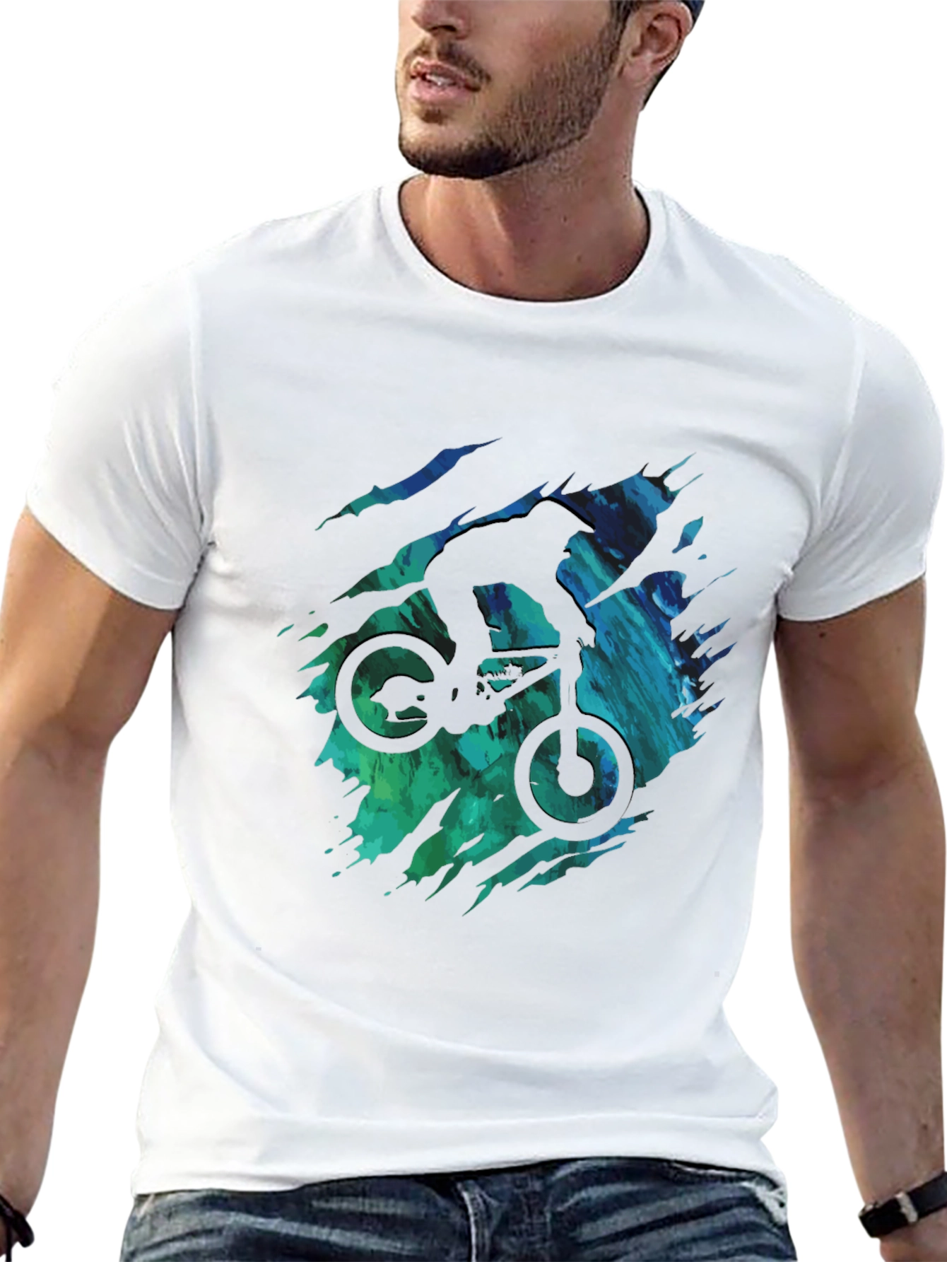 Mountain Biker Graphic Tee - Ride in Style