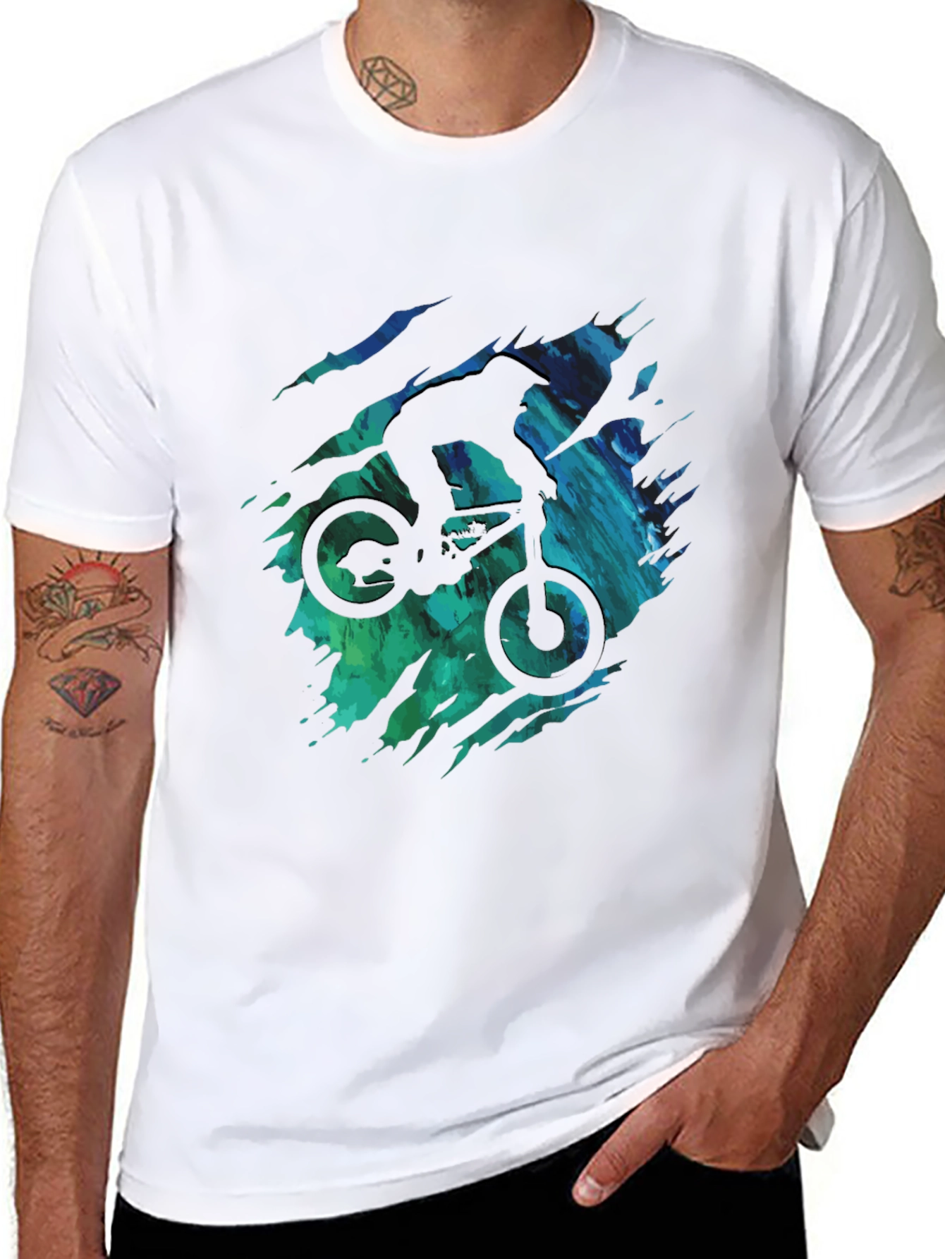 Mountain Biker Graphic Tee - Ride in Style