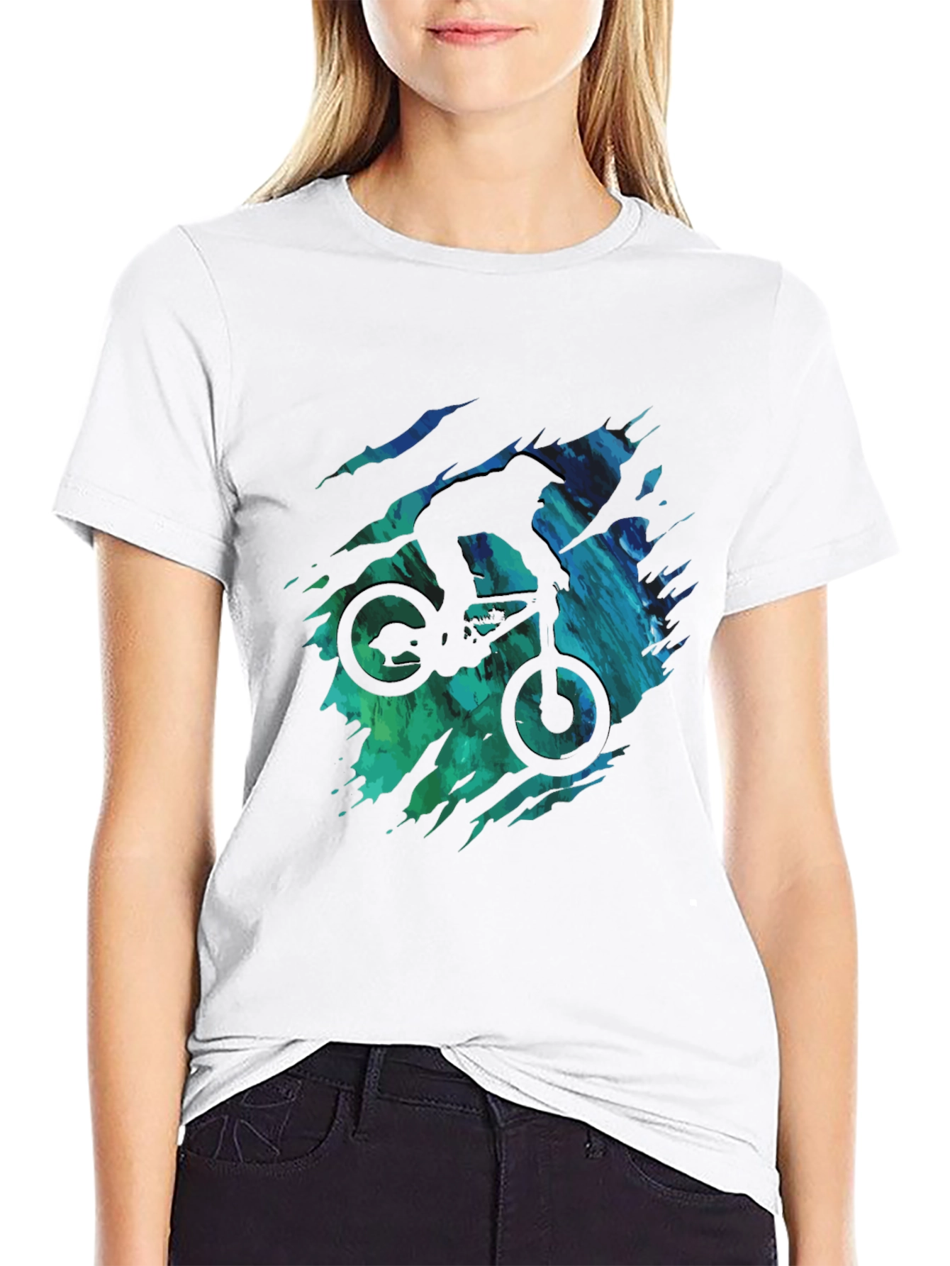 Mountain Biker Graphic Tee - Ride in Style