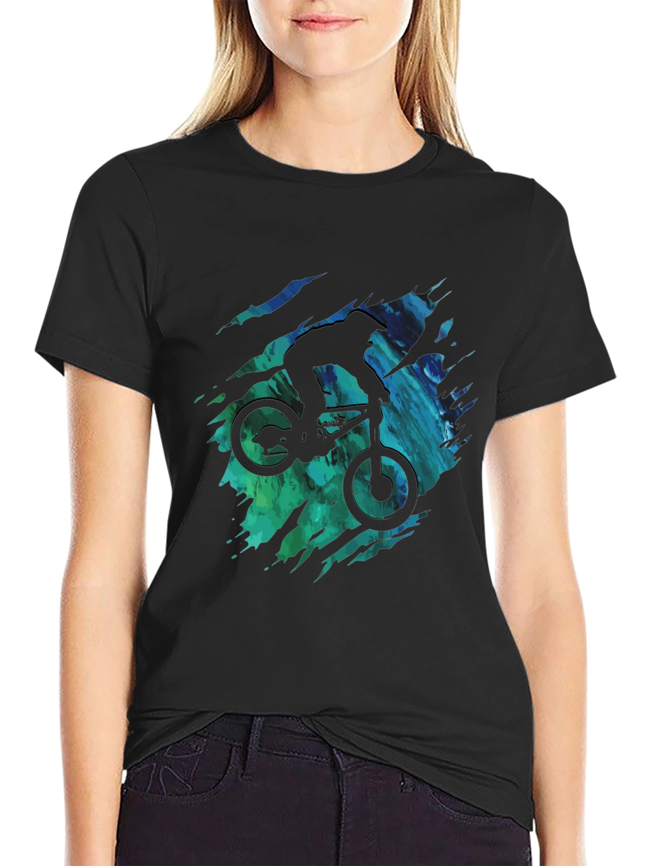 Mountain Biker Graphic Tee - Ride in Style