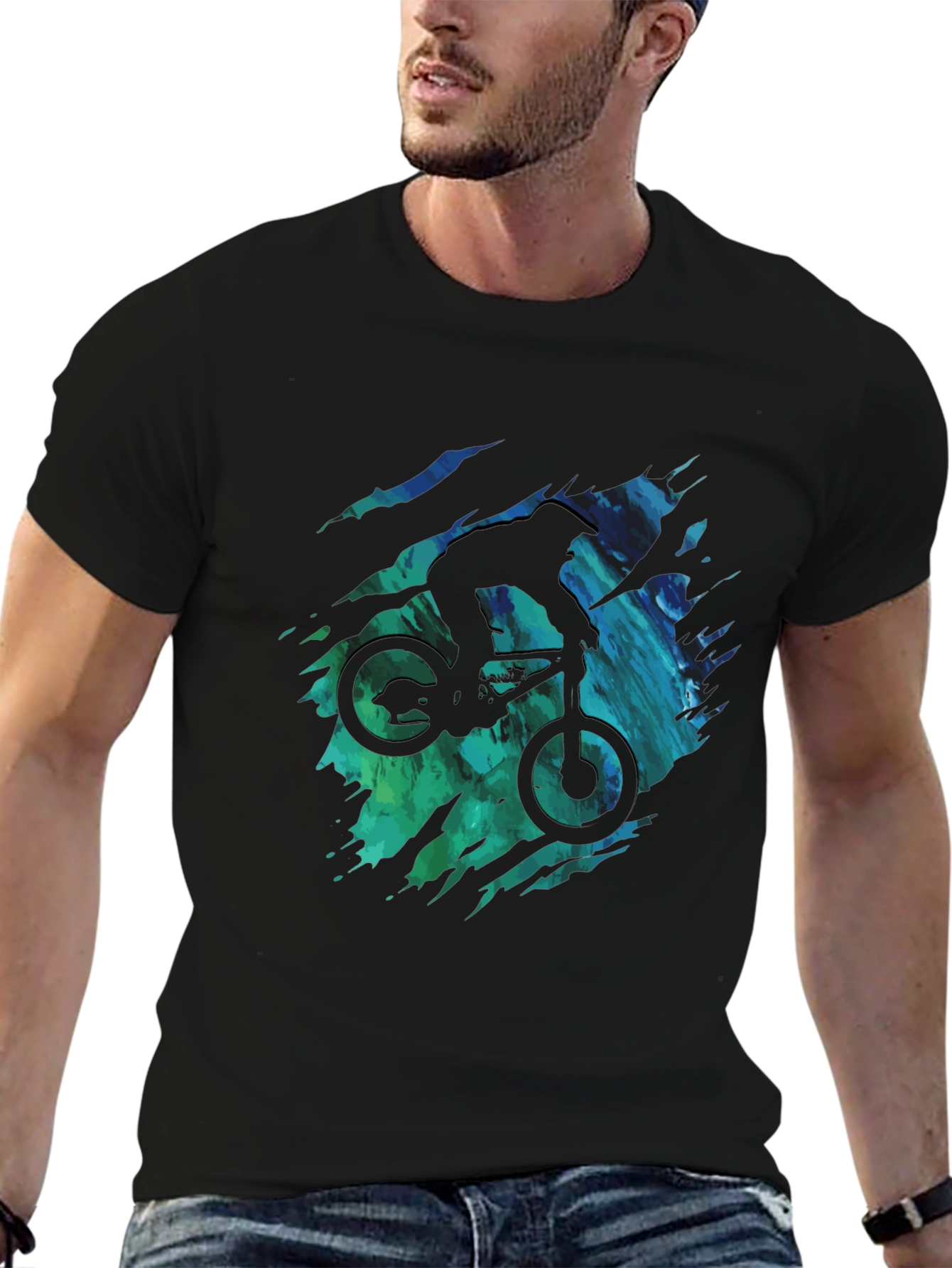 Mountain Biker Graphic Tee - Ride in Style