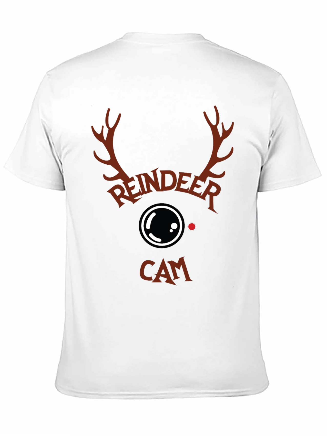 Reindeer Cam T-Shirt - Holiday Fun