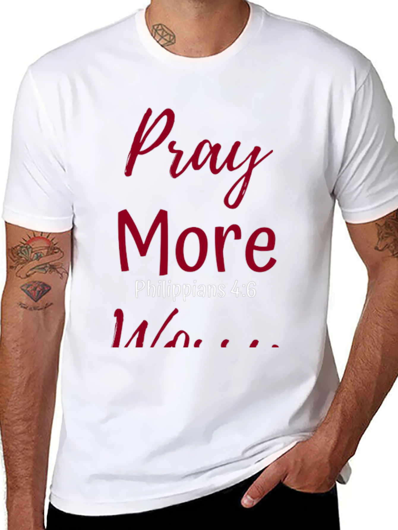 Pray More Worry Less T-Shirt