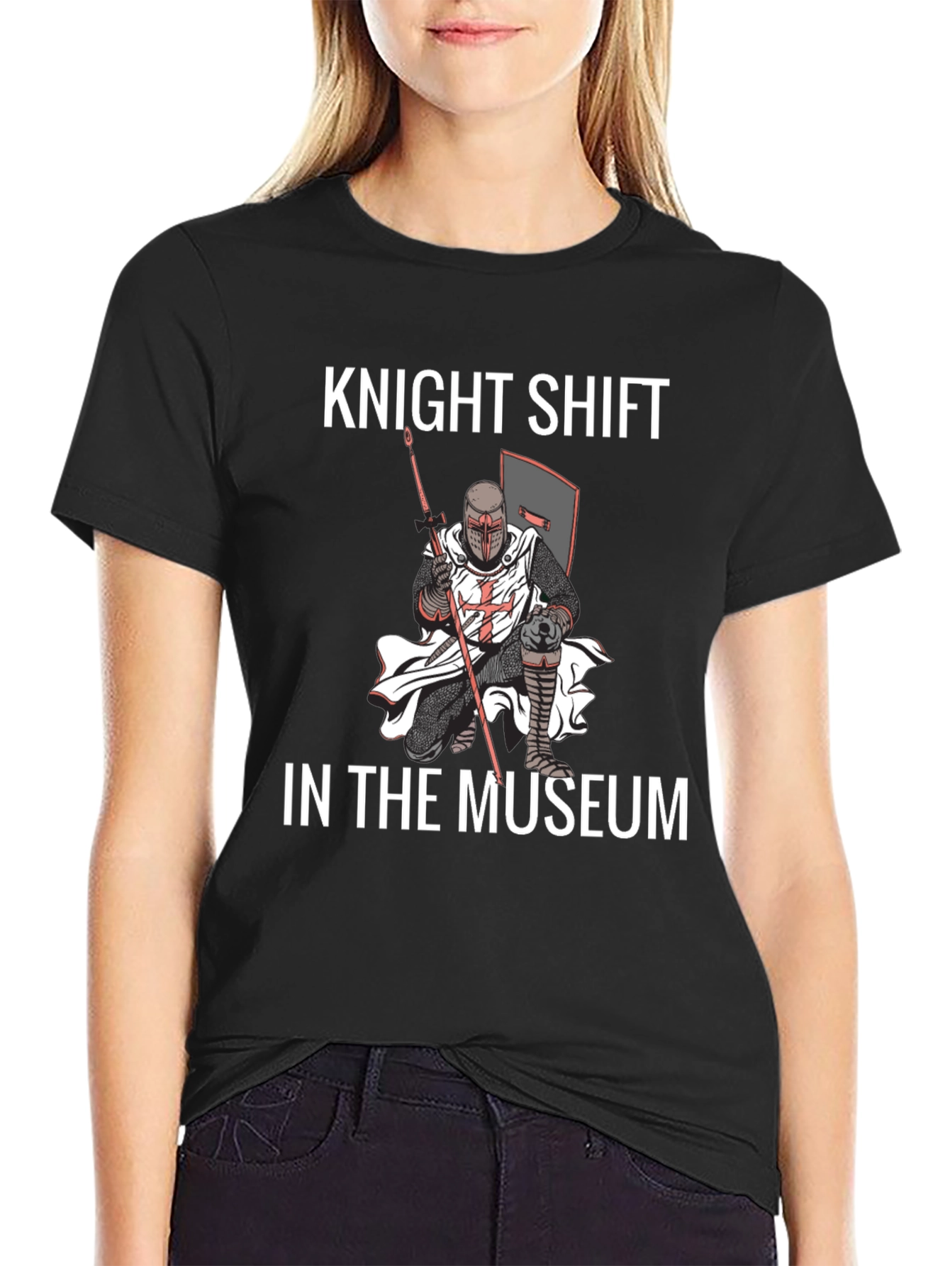 Knight Shift Museum Black T-Shirt