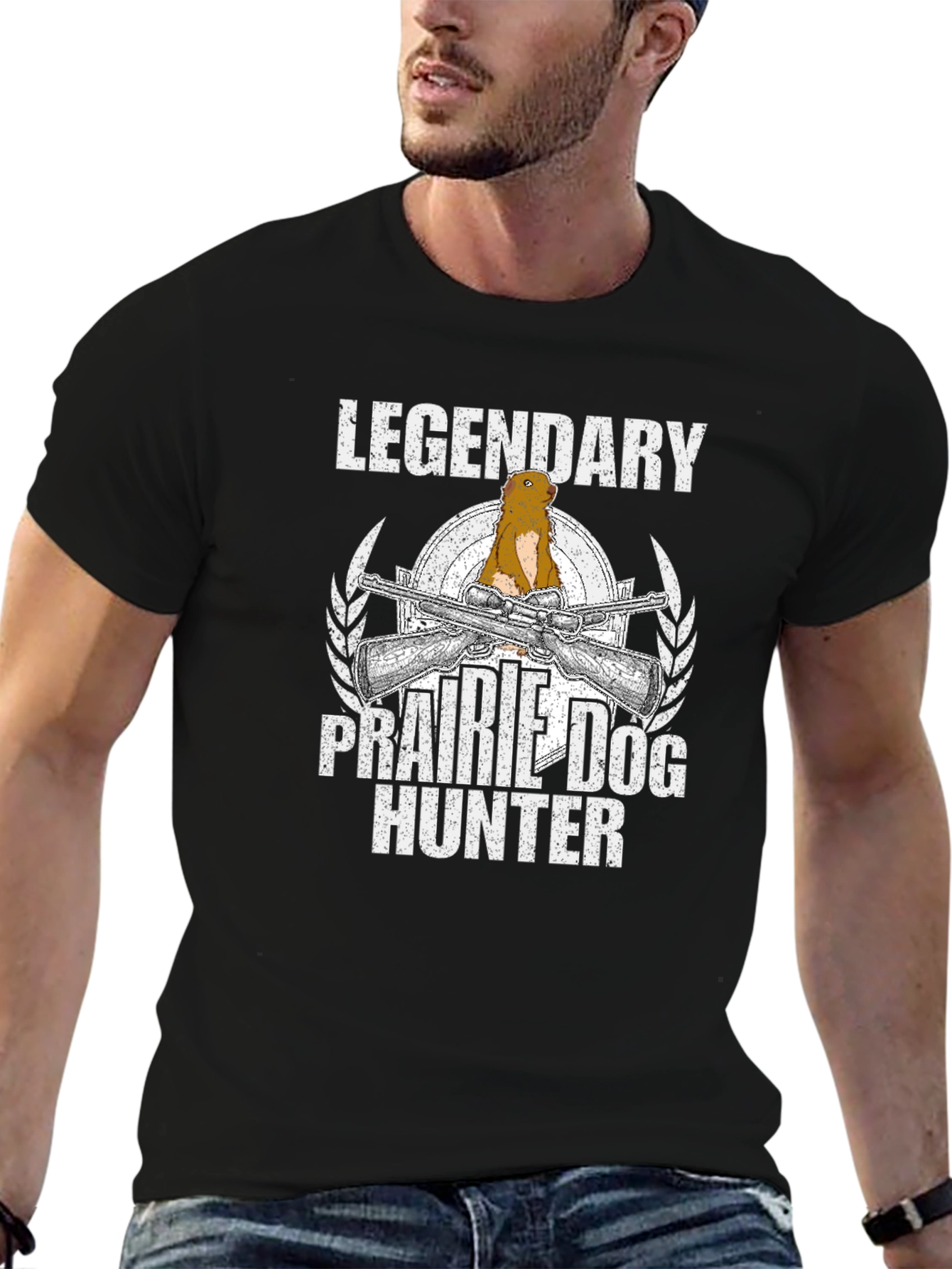 Legendary Prairie Dog Hunter Graphic T-Shirt