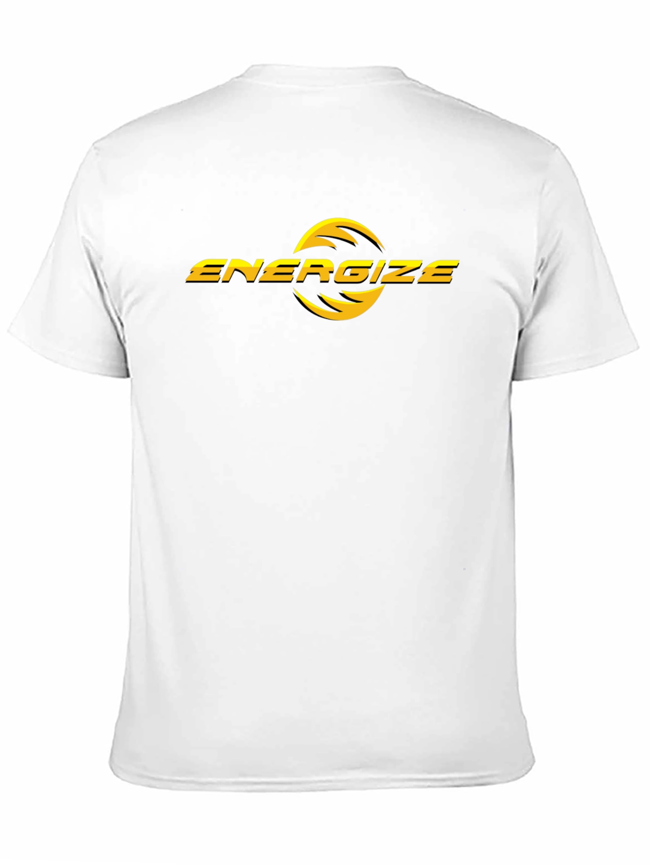 Energize Black T-Shirt - Modern Graphic Tee