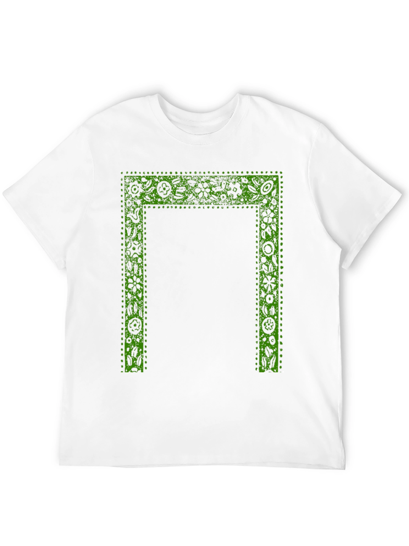 Botanical Frame Black T-Shirt