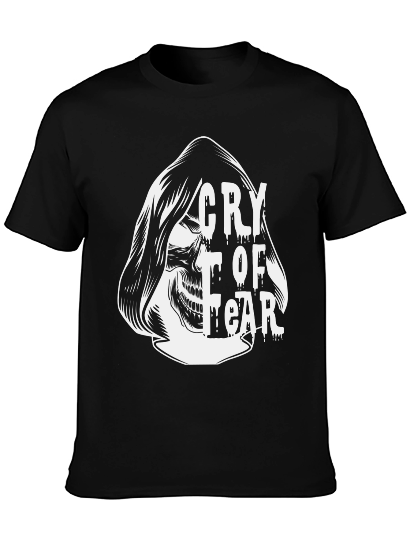 Cry of Fear Graphic Tee - Black Cotton T-Shirt