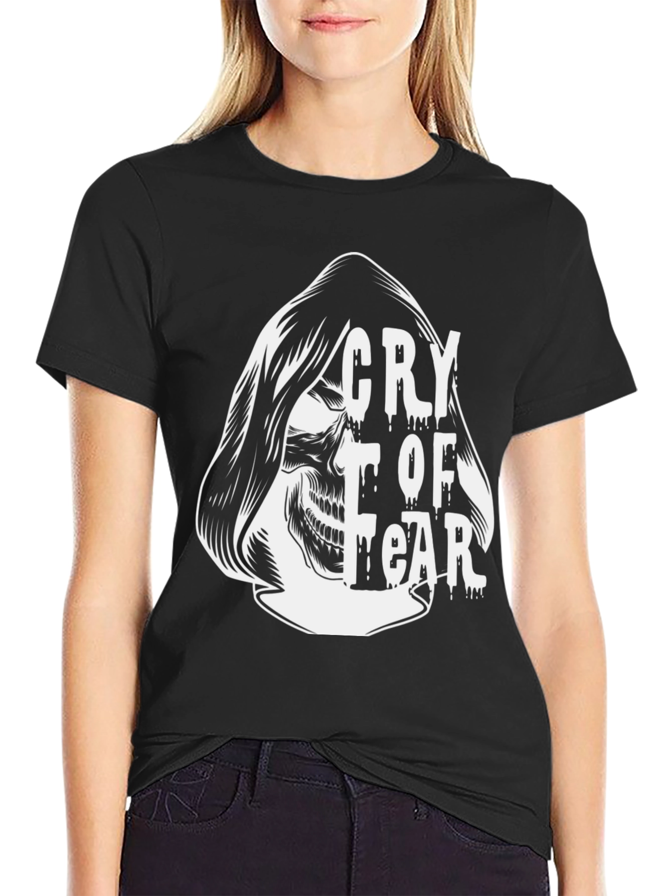 Cry of Fear Graphic Tee - Black Cotton T-Shirt