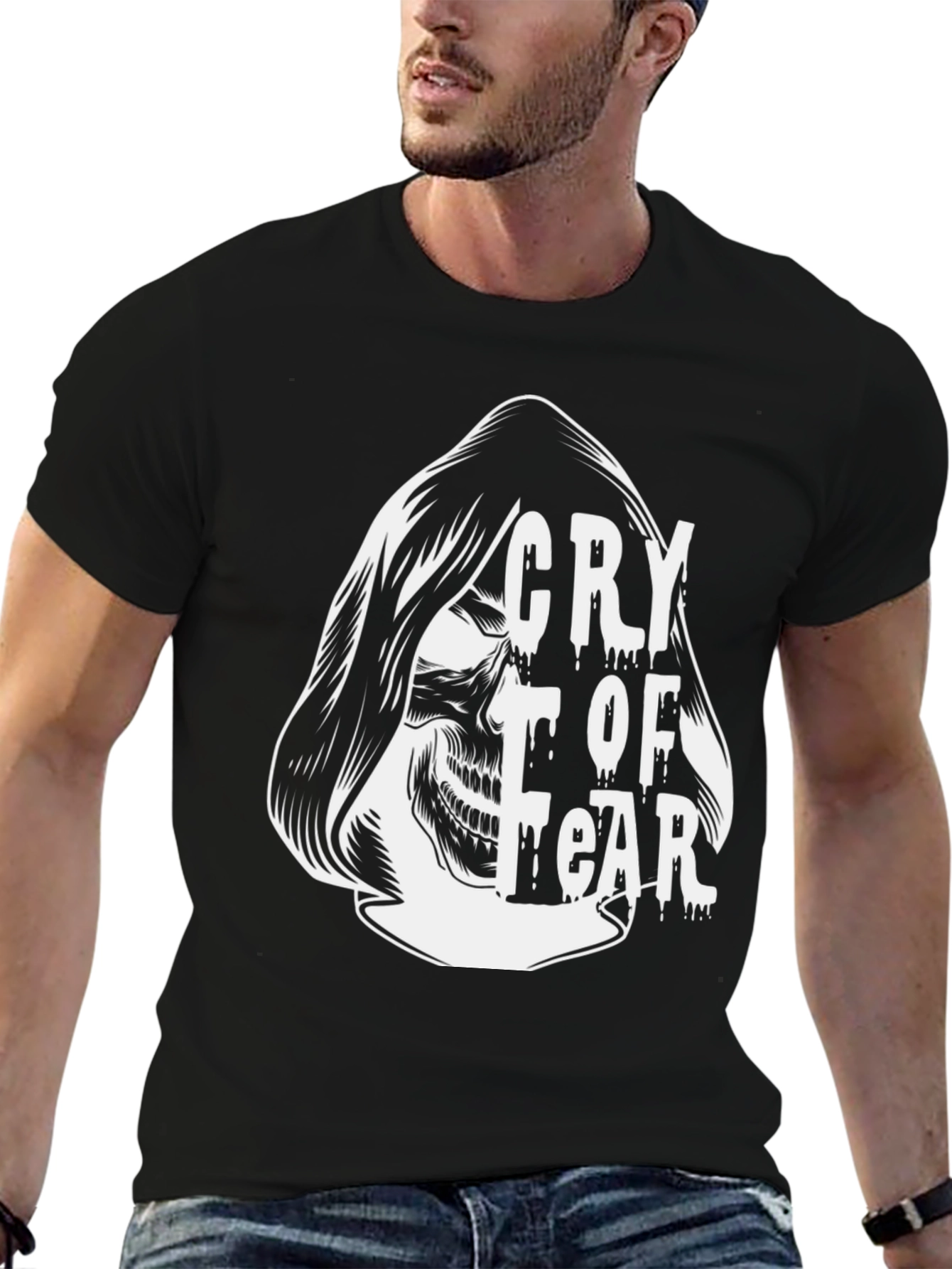 Cry of Fear Graphic Tee - Black Cotton T-Shirt