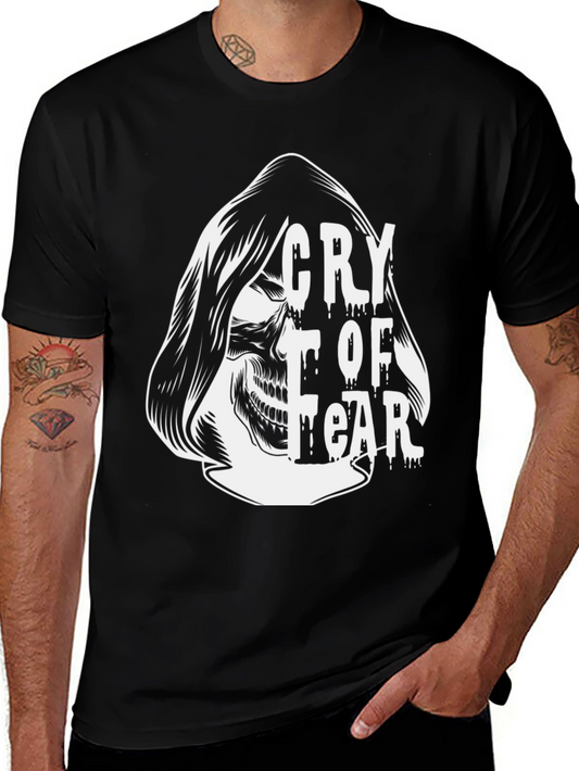 Cry of Fear Graphic Tee - Black Cotton T-Shirt