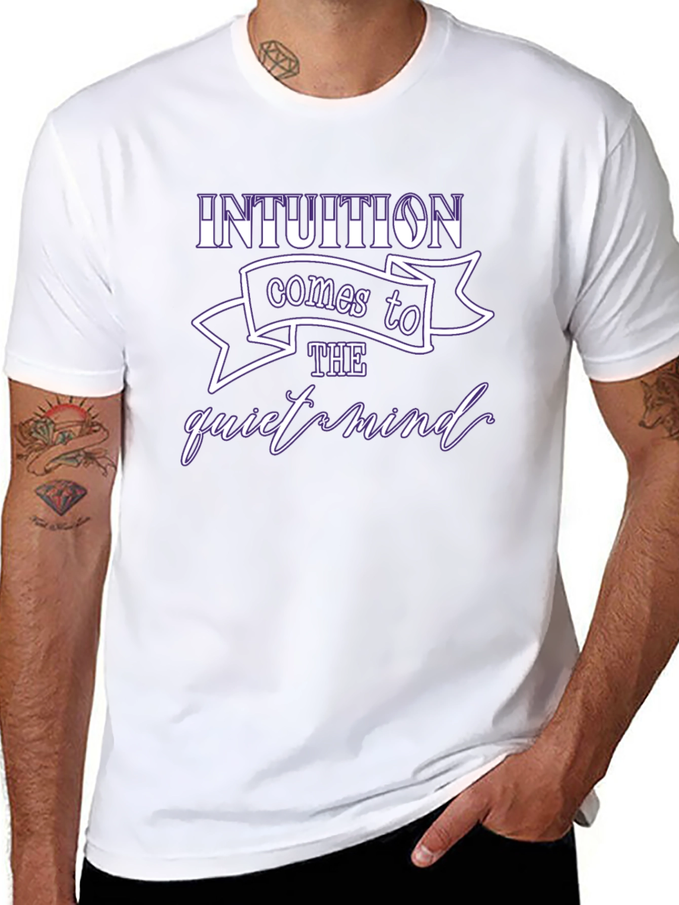 Intuition Comes to the Quiet Mind Graphic T-Shirt