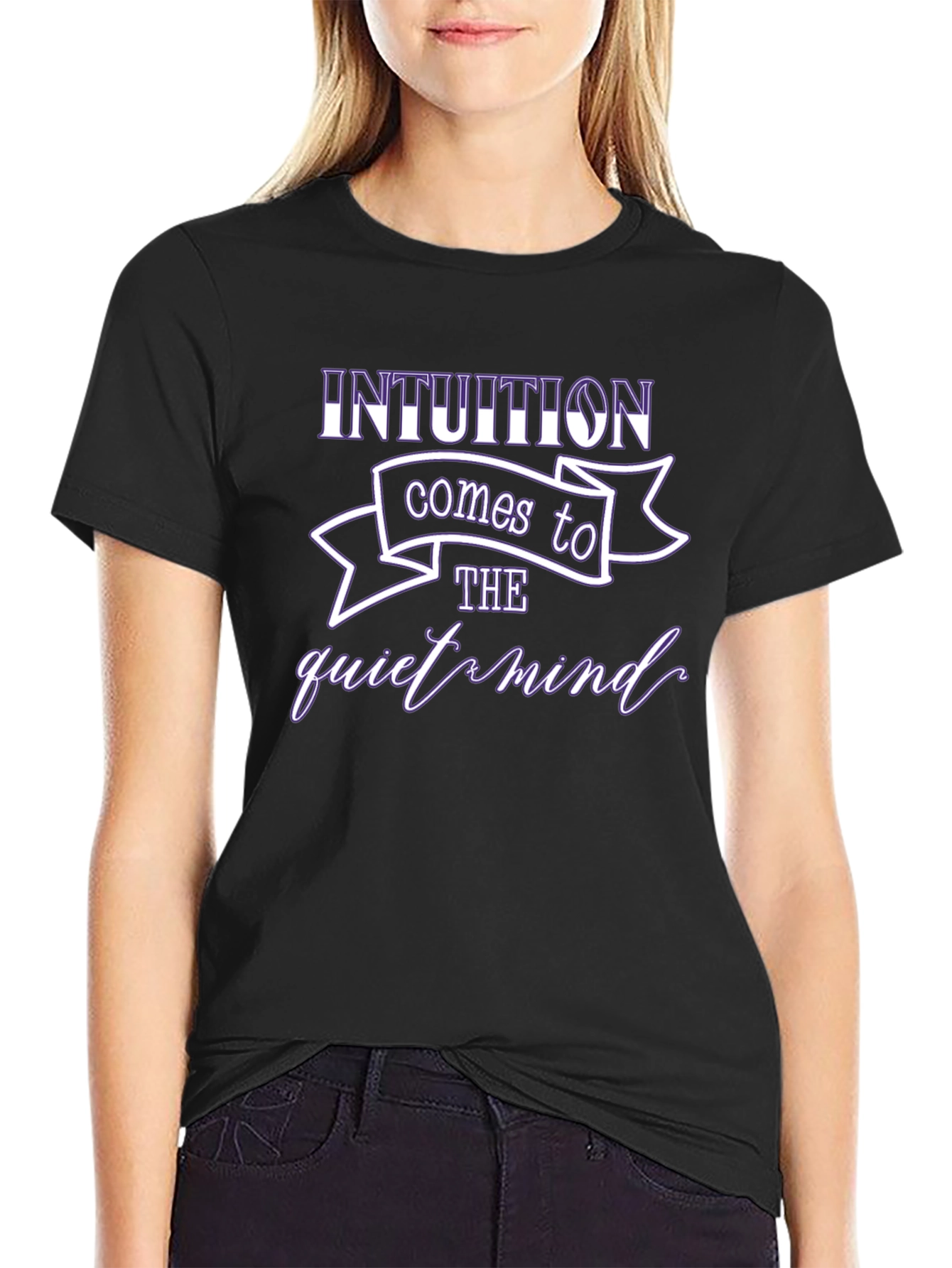 Intuition Comes to the Quiet Mind Graphic T-Shirt