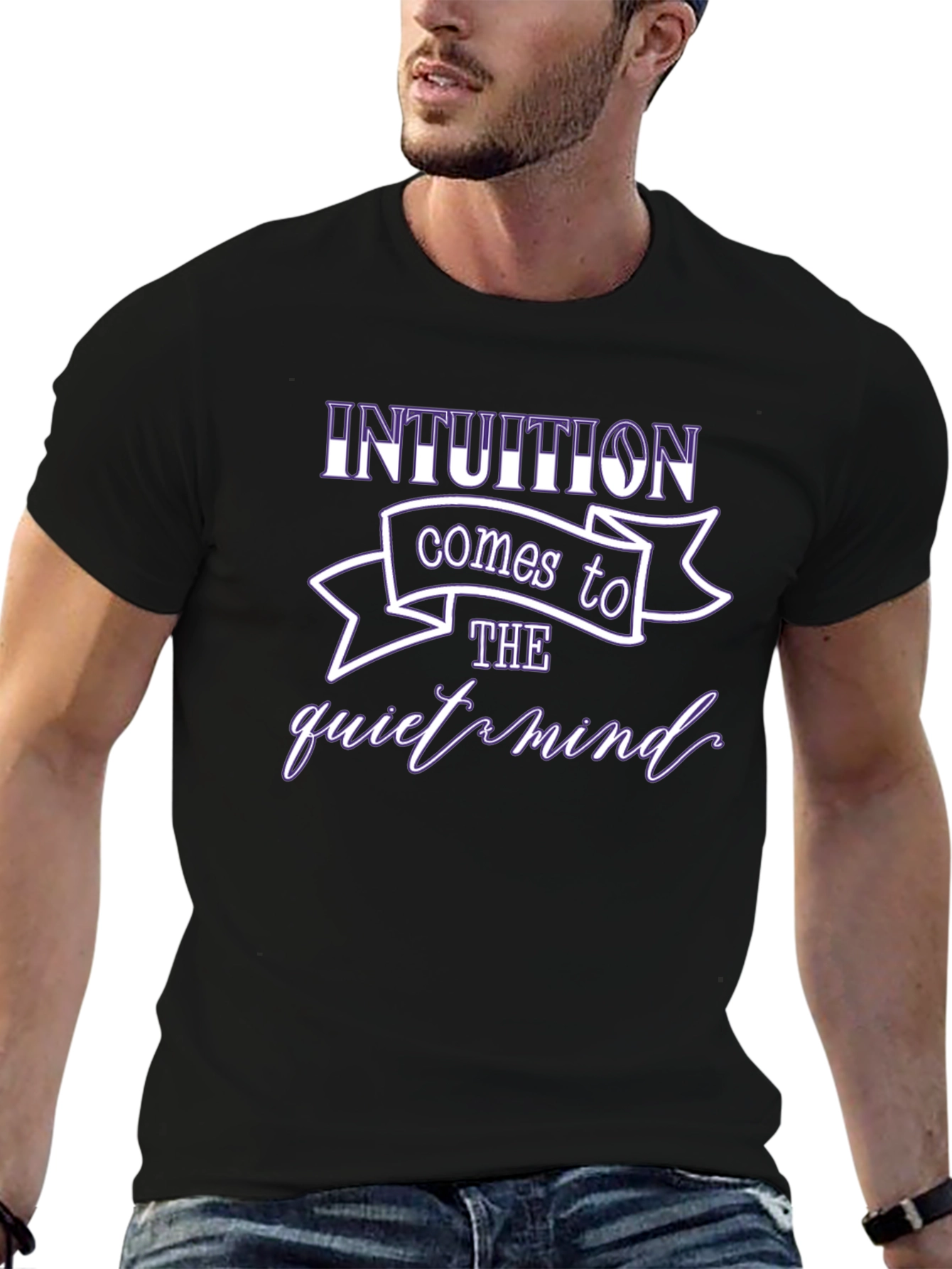 Intuition Comes to the Quiet Mind Graphic T-Shirt