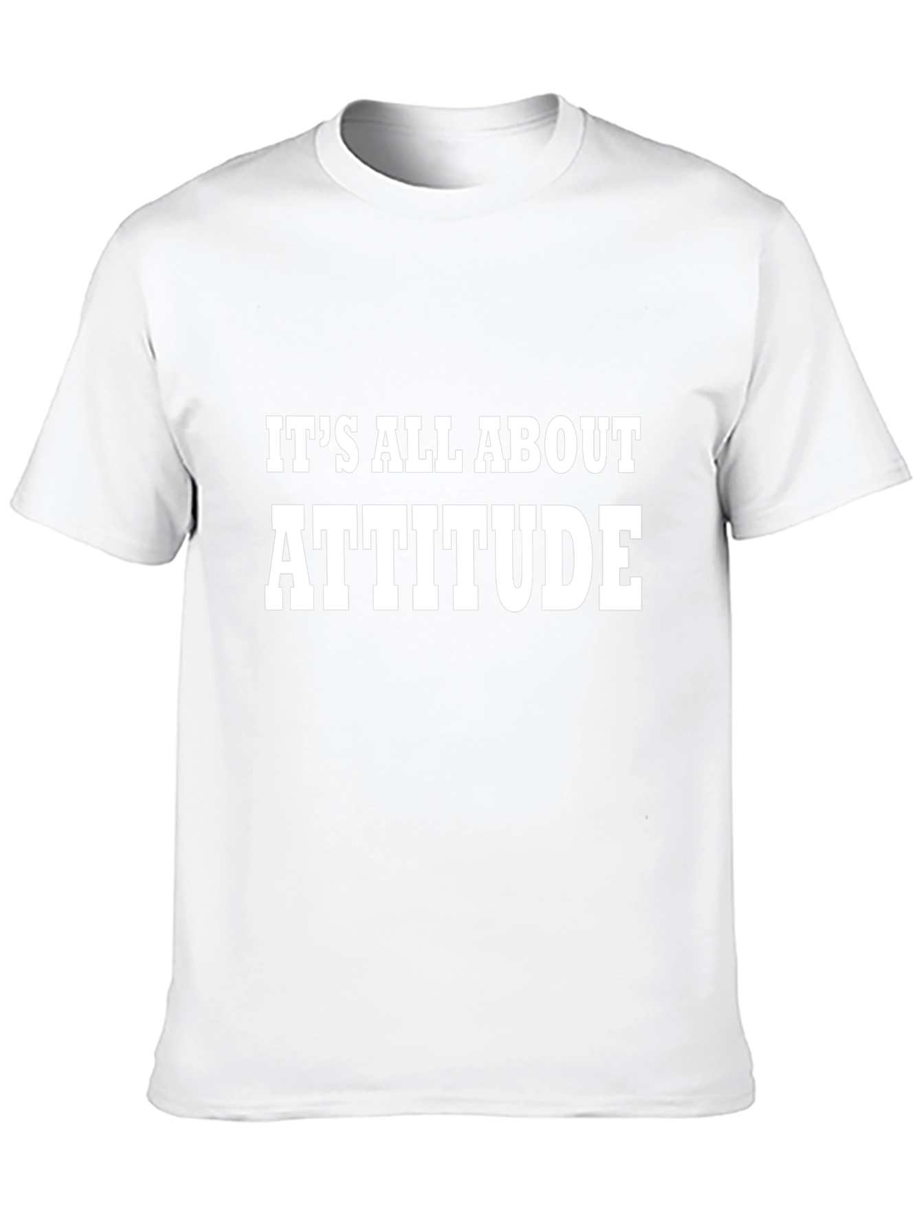 Attitude T-Shirt Mens Black Tee