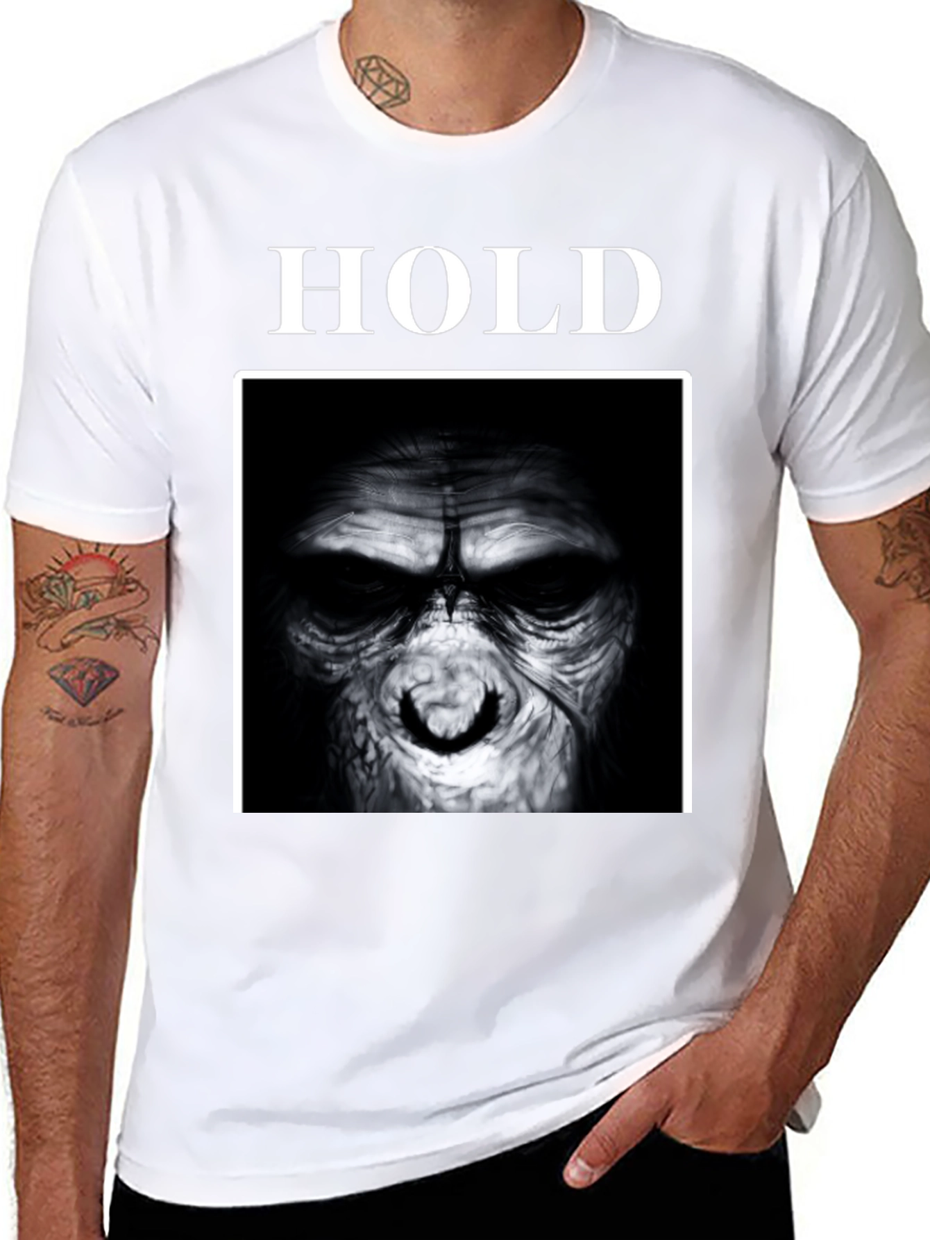 Hold T-Shirt - Ape Graphic Tee