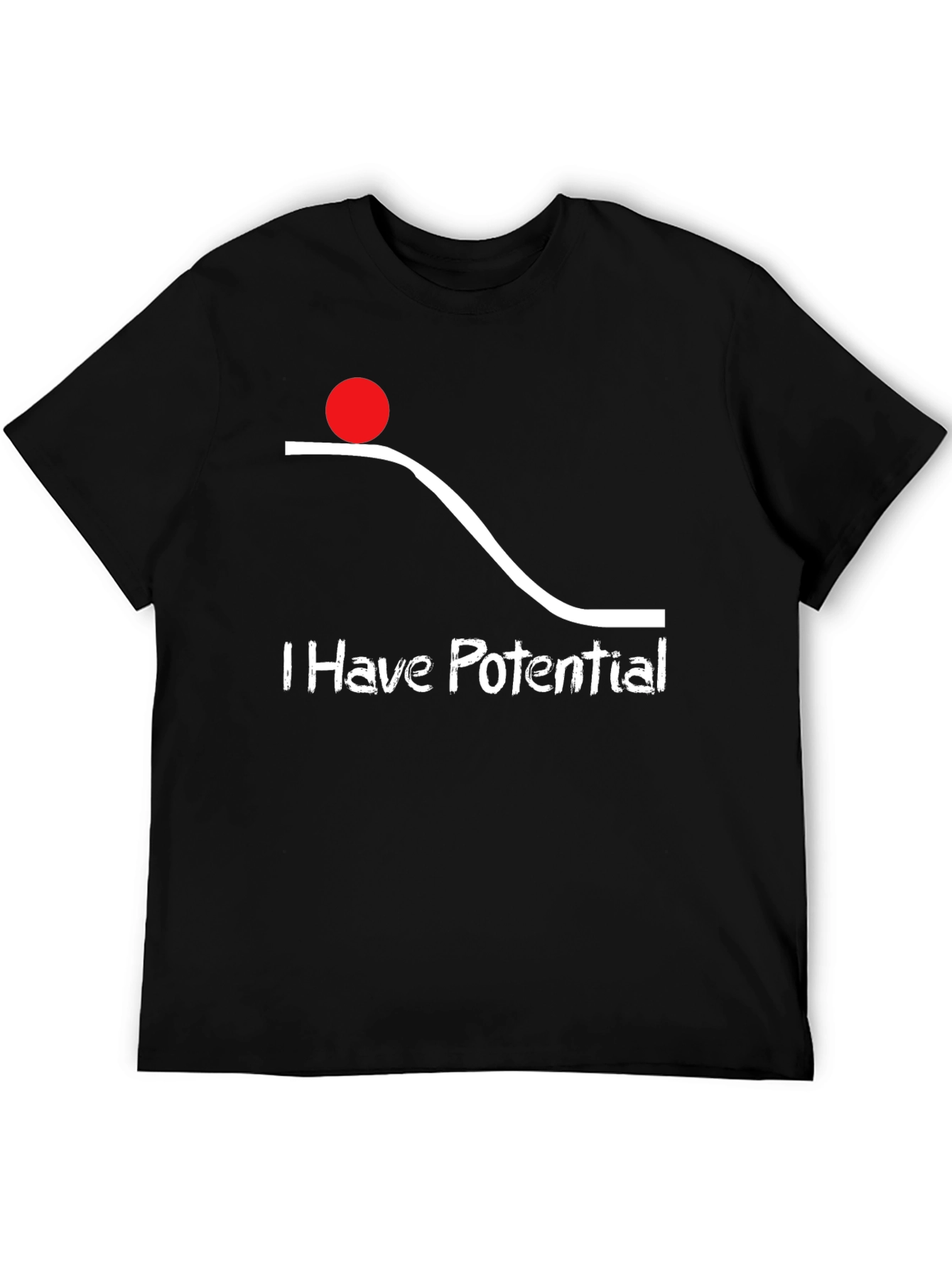 Potential Energy Graphic Tee - Funny Physics Shirt