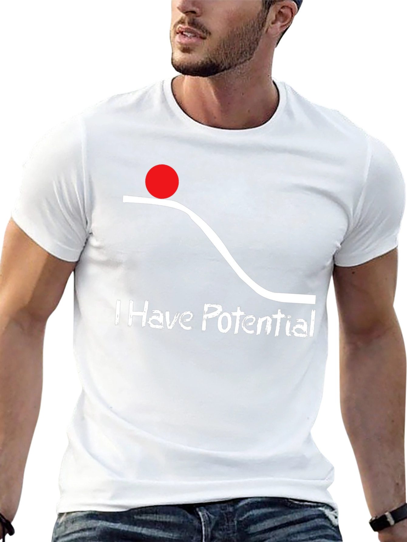 Potential Energy Graphic Tee - Funny Physics Shirt