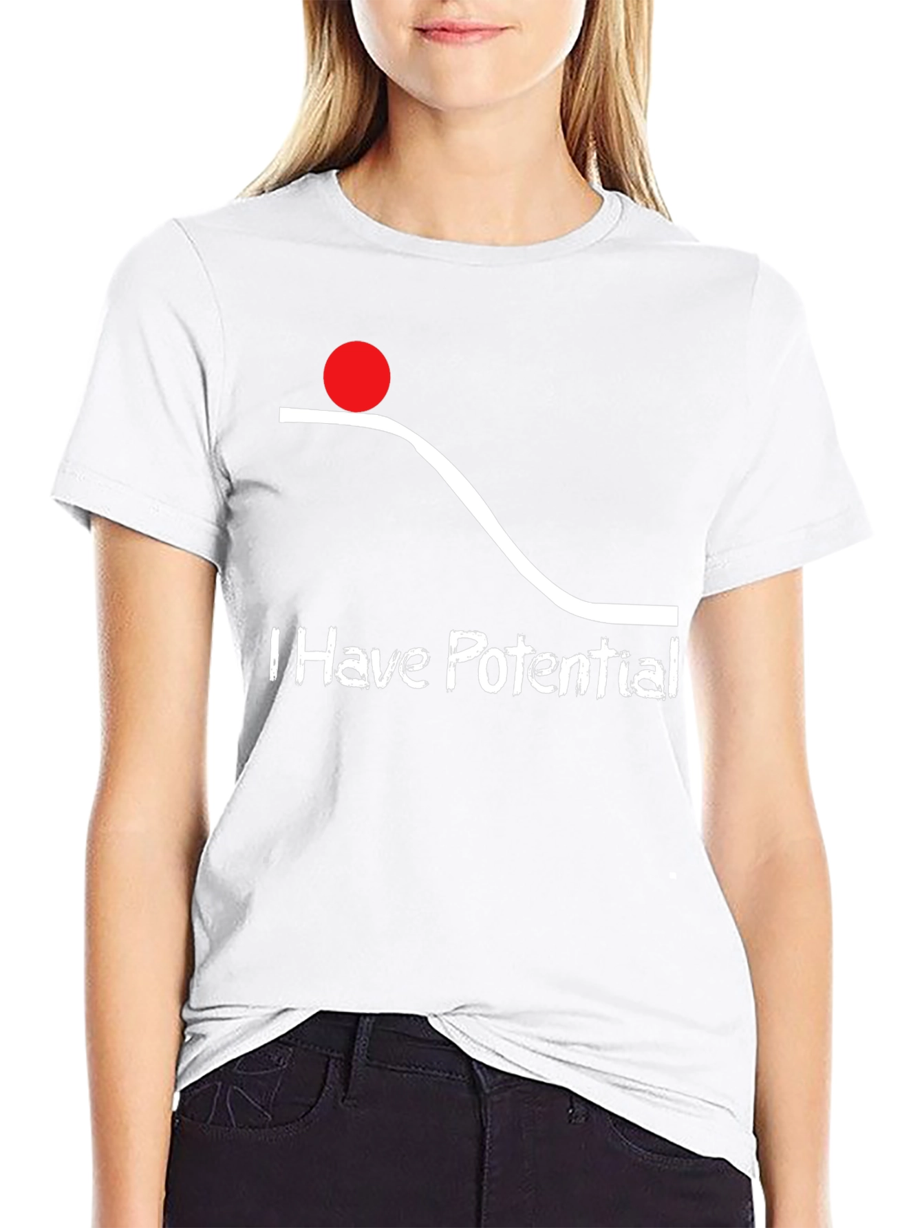 Potential Energy Graphic Tee - Funny Physics Shirt
