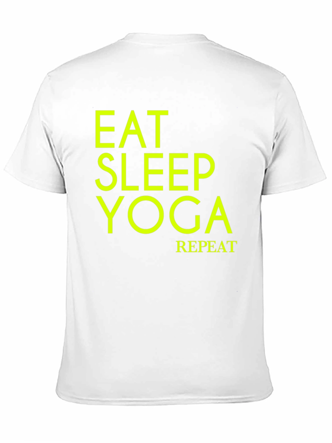 Eat Sleep Yoga Repeat Black T-Shirt