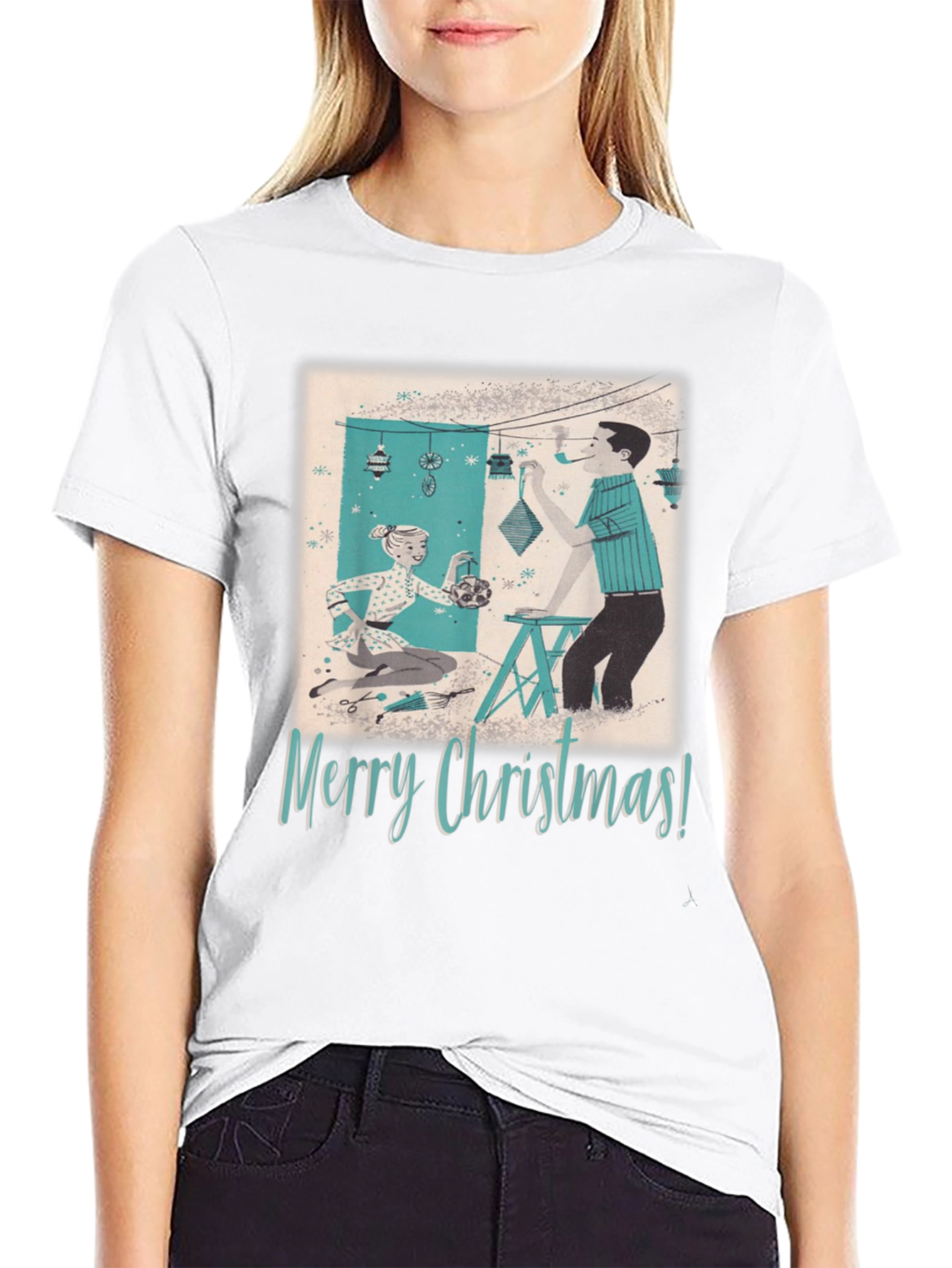 Retro Merry Christmas T-Shirt