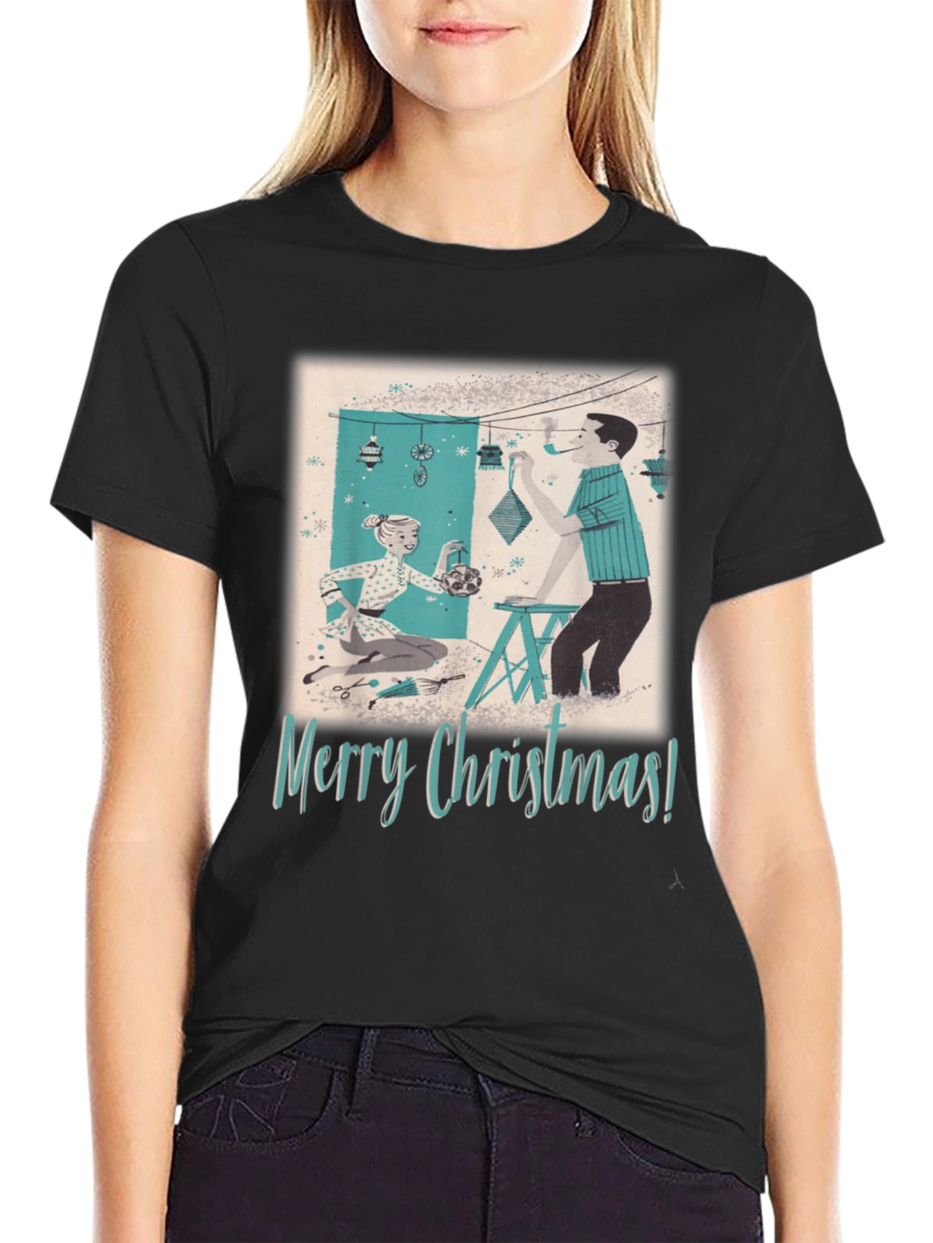Retro Merry Christmas T-Shirt