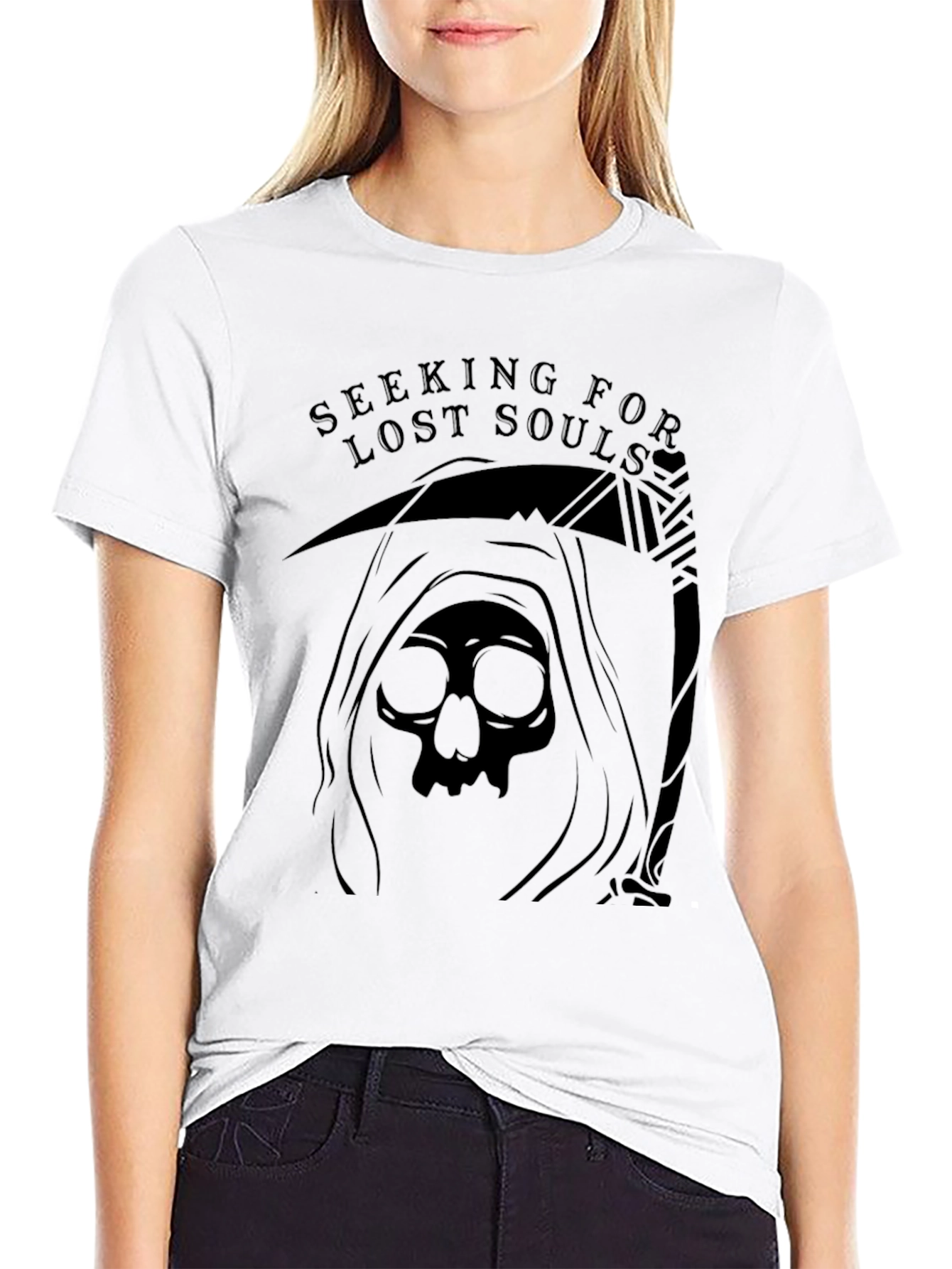 Seeking Lost Souls Black T-Shirt