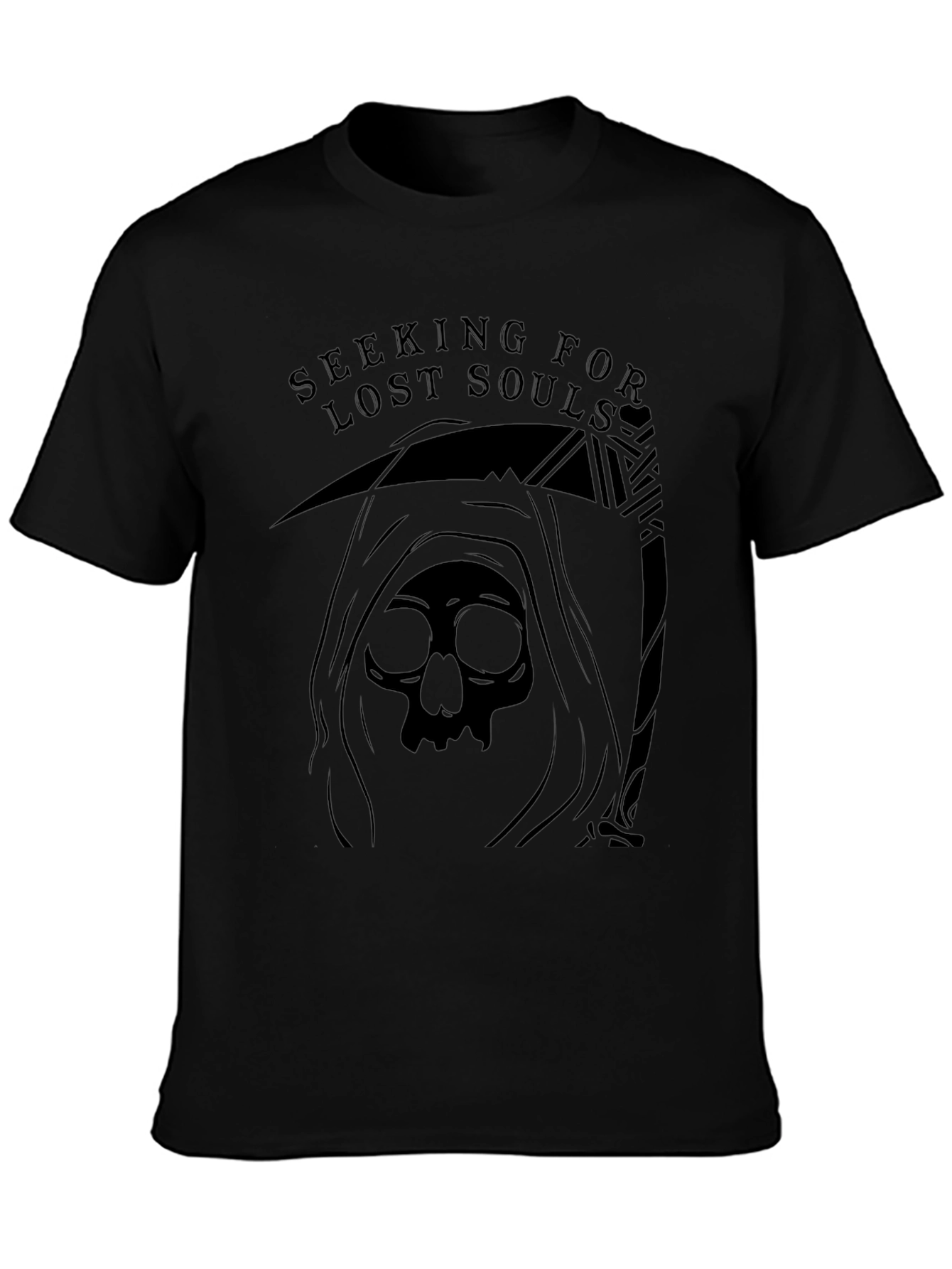 Seeking Lost Souls Black T-Shirt