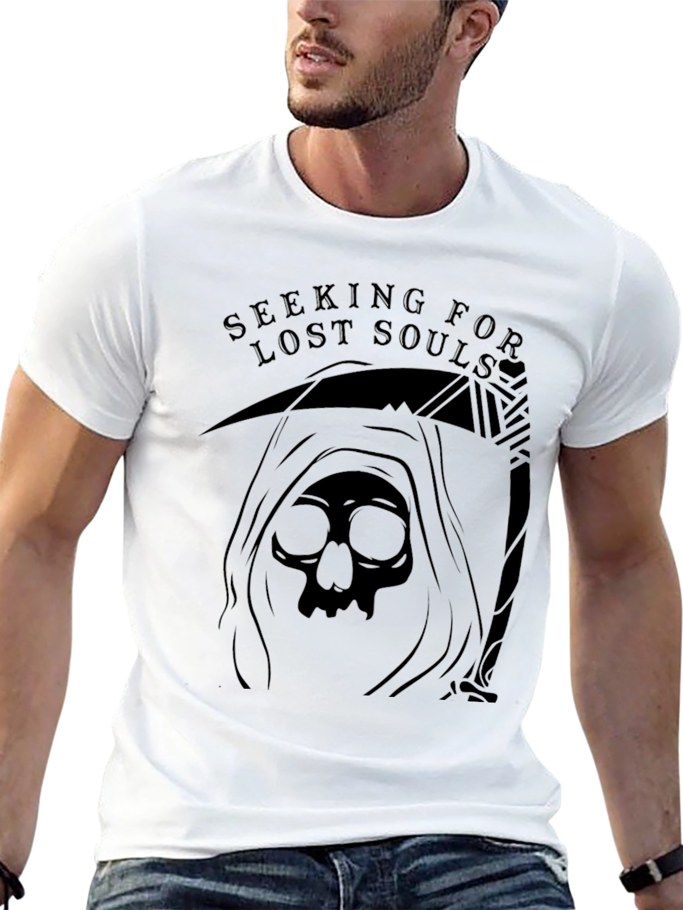 Seeking Lost Souls Black T-Shirt