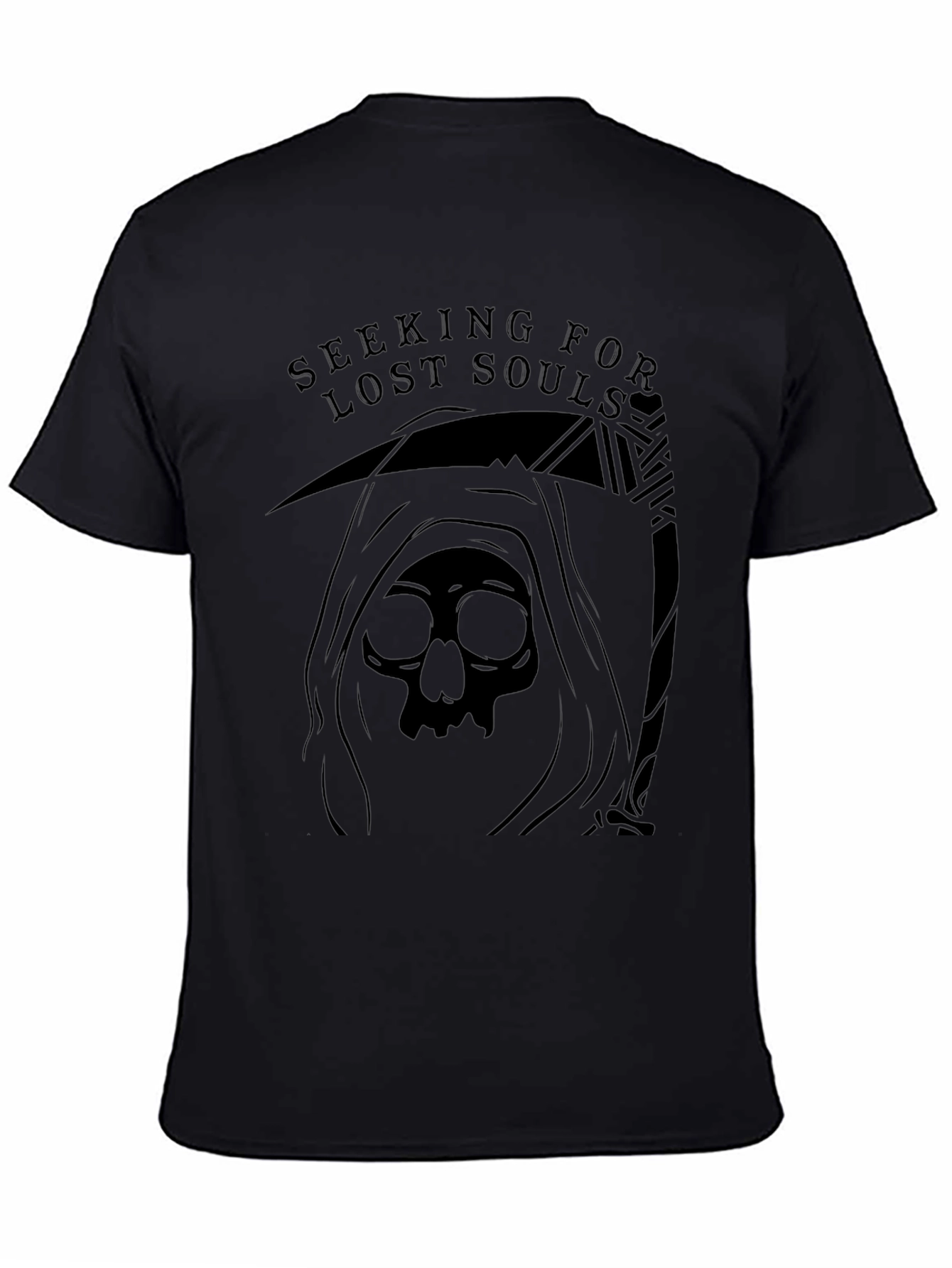 Seeking Lost Souls Black T-Shirt
