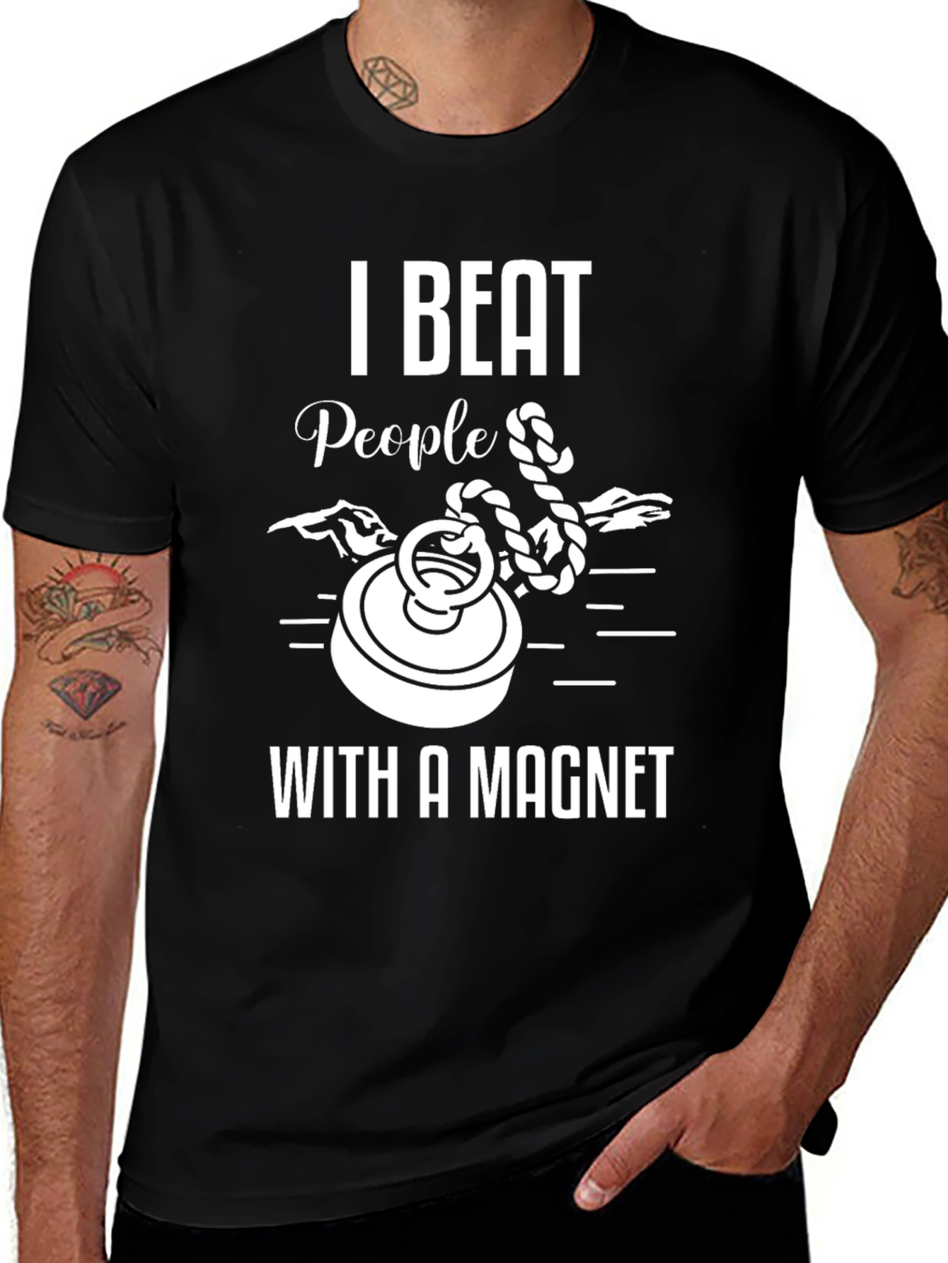 I Beat People With A Magnet T-Shirt